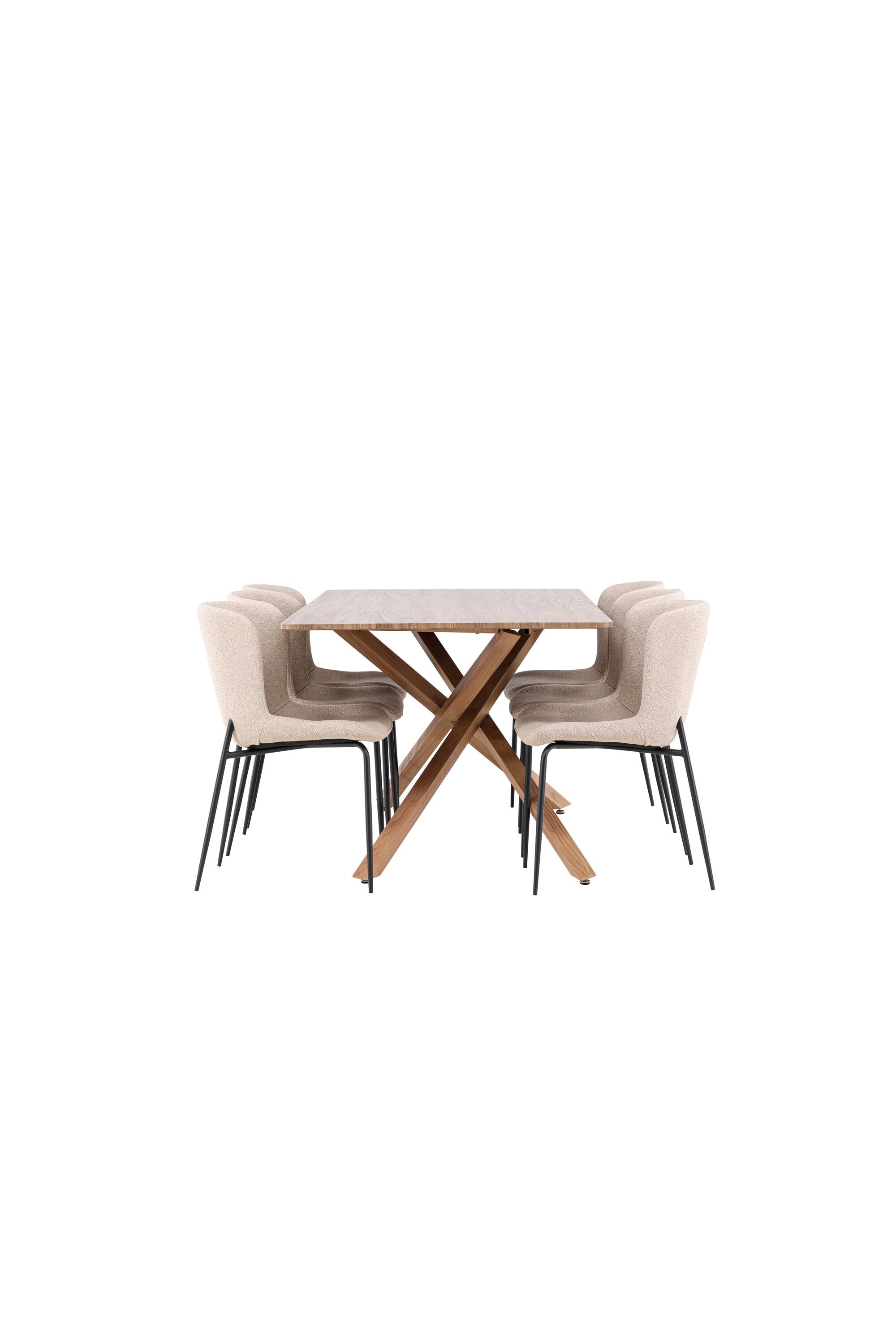 Piazza Matbord med Modesto Matstol-GR Dining Set-Venture Home-peaceofhome.se