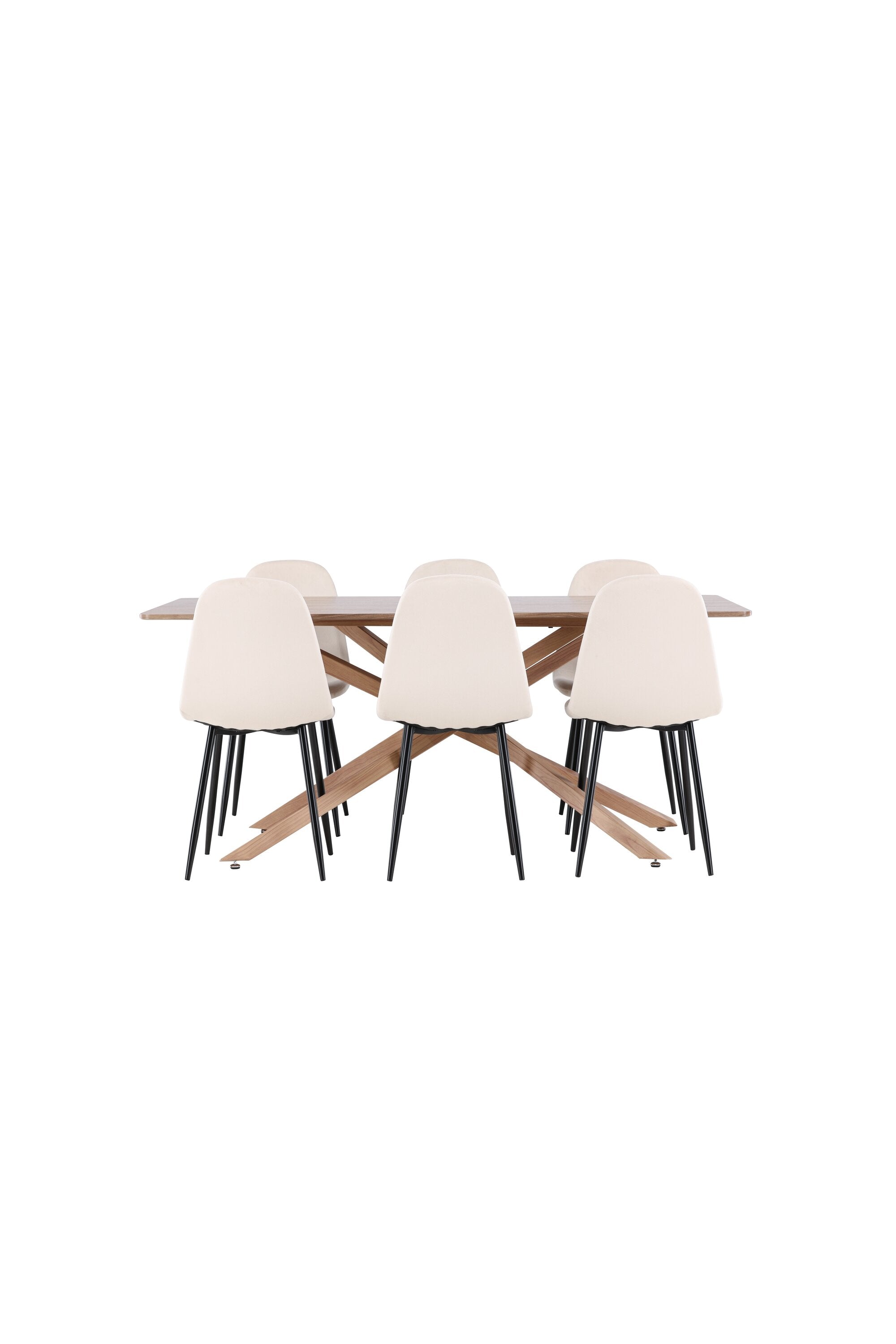 Piazza Matbord med Polar Matstol-GR Dining Set-Venture Home-peaceofhome.se