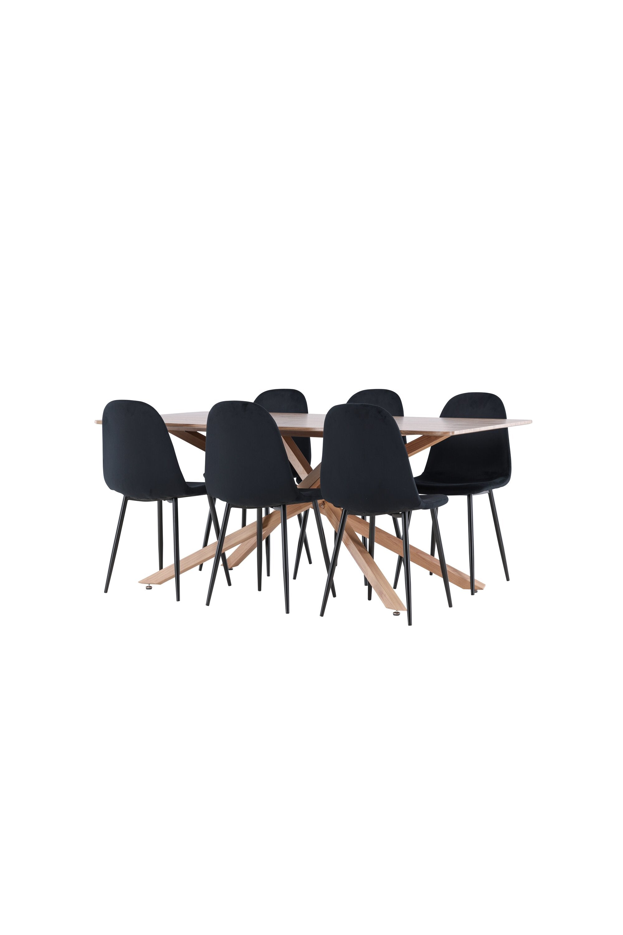 Piazza Matbord med Polar Matstol-GR Dining Set-Venture Home-peaceofhome.se