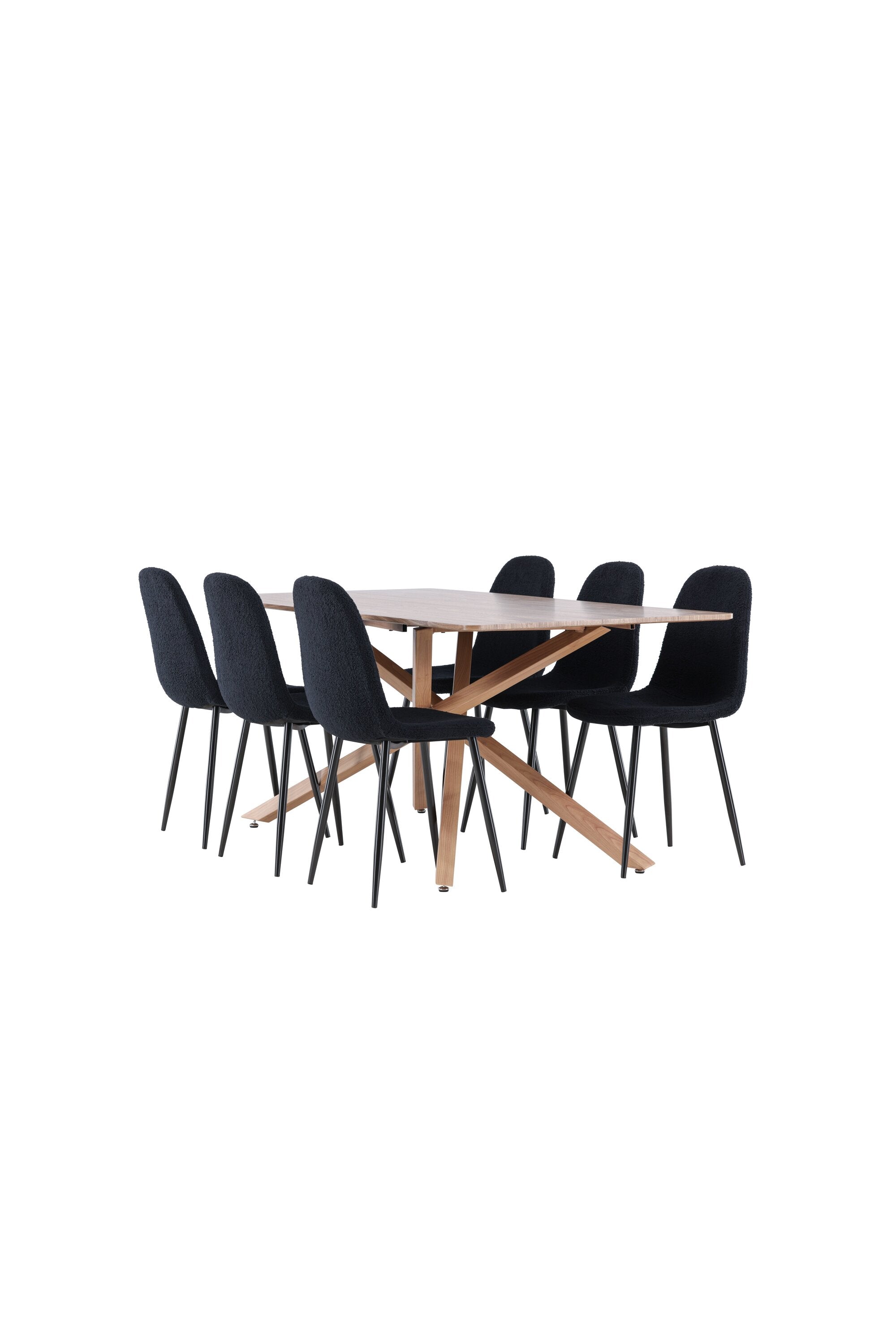 Piazza Matbord med Polar Matstol-GR Dining Set-Venture Home-peaceofhome.se