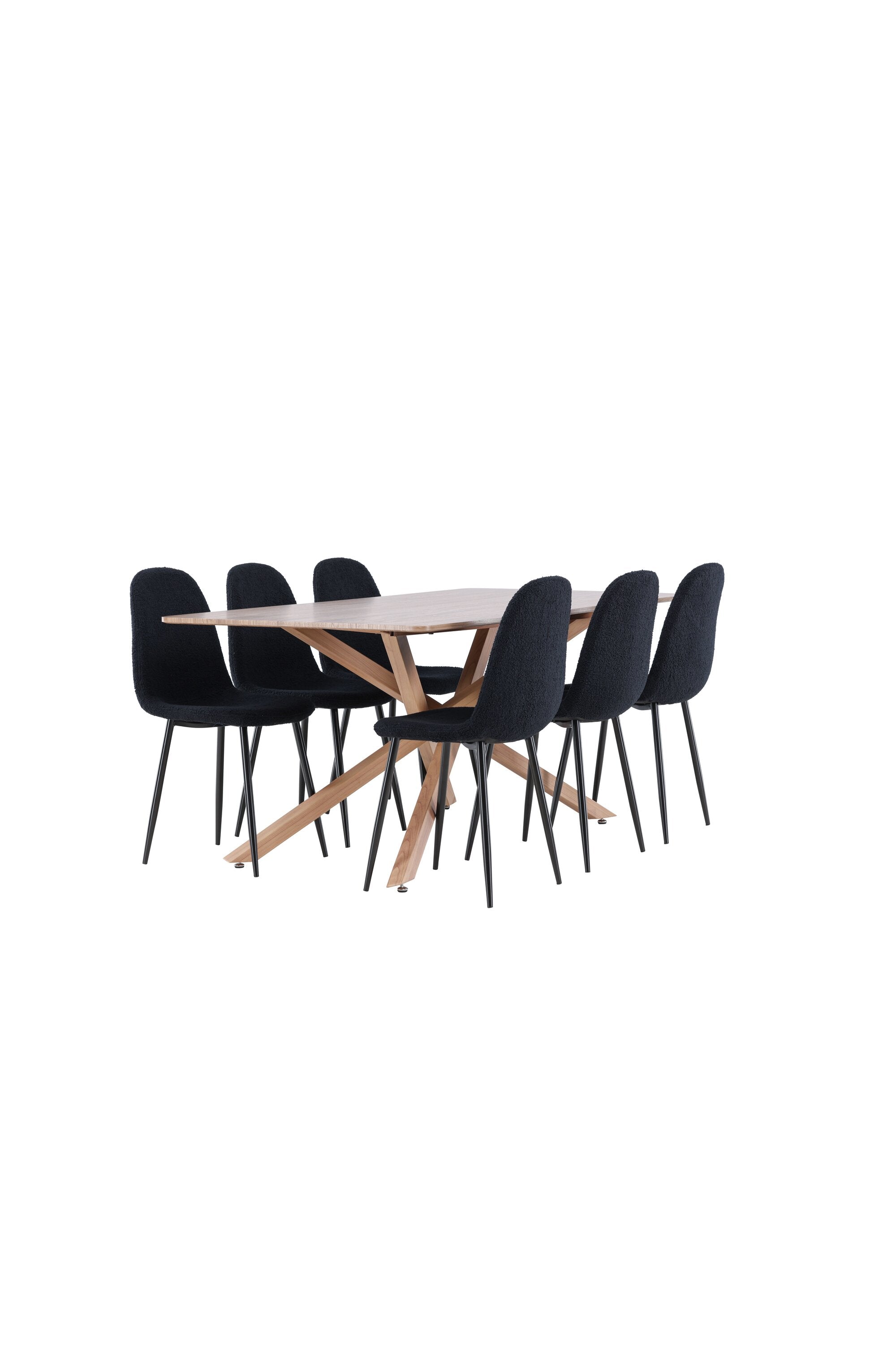 Piazza Matbord med Polar Matstol-GR Dining Set-Venture Home-peaceofhome.se