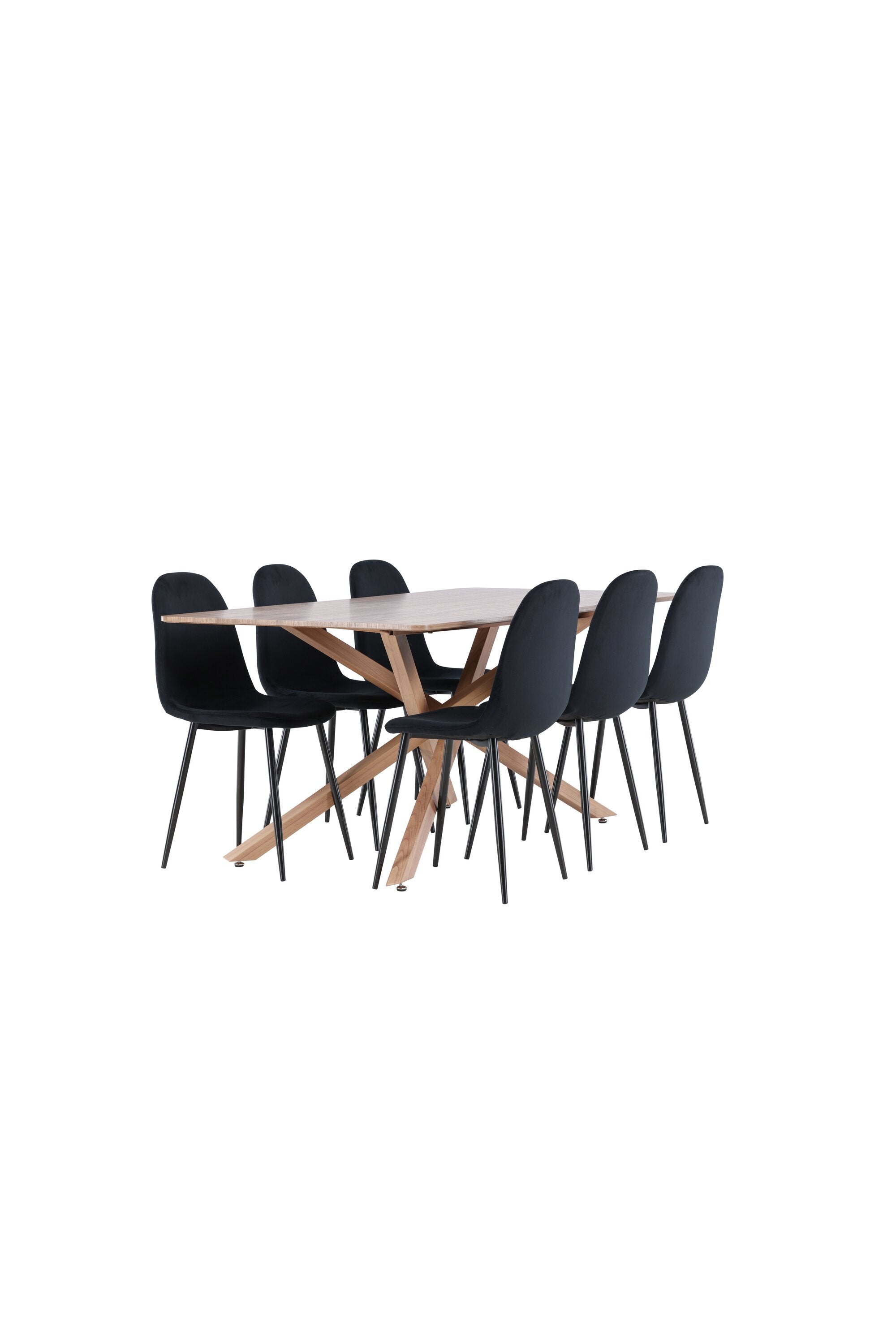 Piazza Matbord med Polar Matstol-GR Dining Set-Venture Home-peaceofhome.se