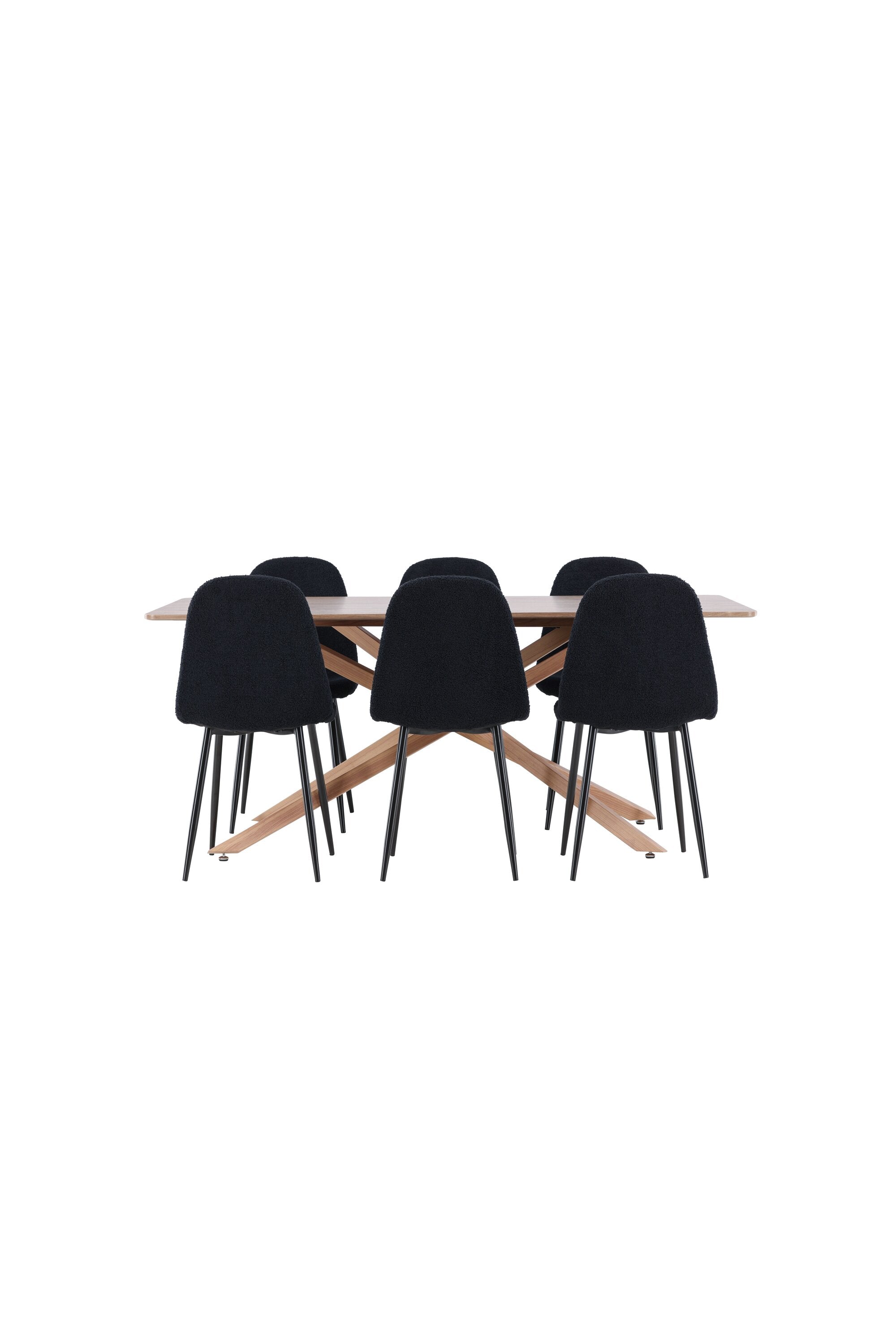 Piazza Matbord med Polar Matstol-GR Dining Set-Venture Home-peaceofhome.se