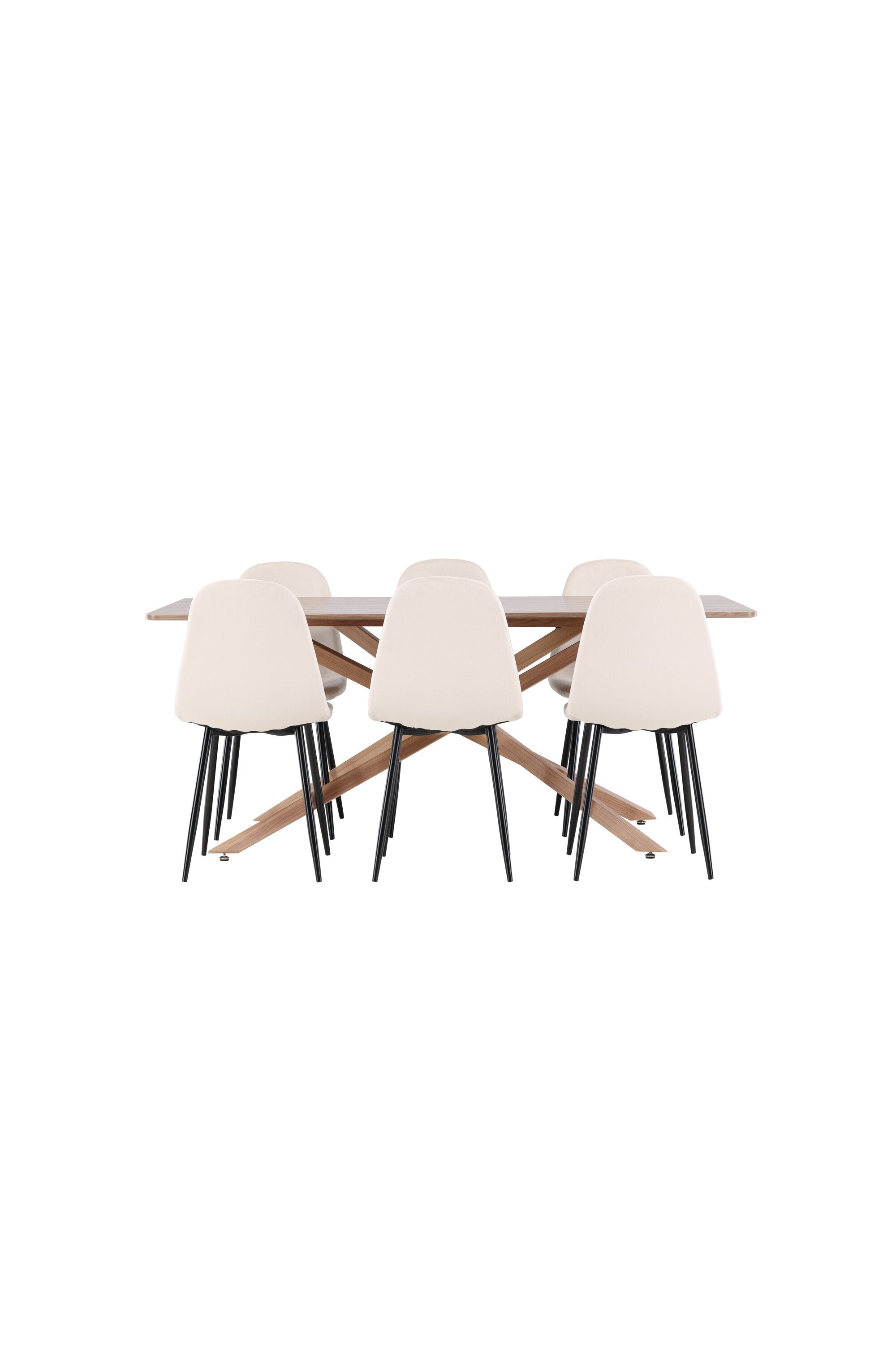 Piazza Matbord med Polar Matstol-GR Dining Set-Venture Home-peaceofhome.se