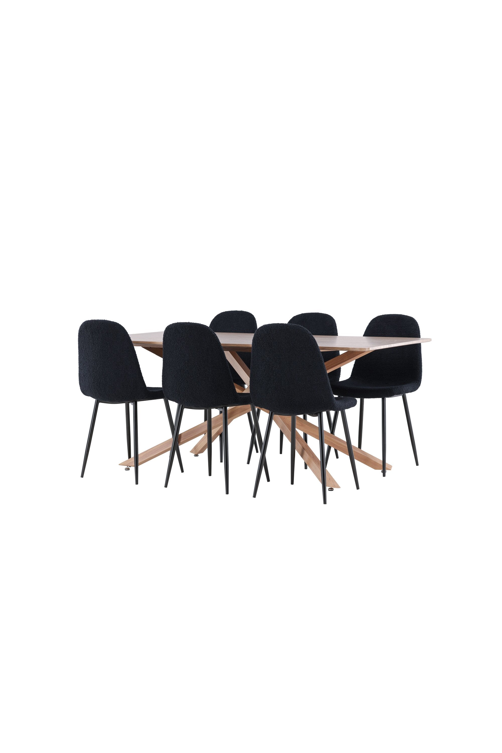 Piazza Matbord med Polar Matstol-GR Dining Set-Venture Home-peaceofhome.se