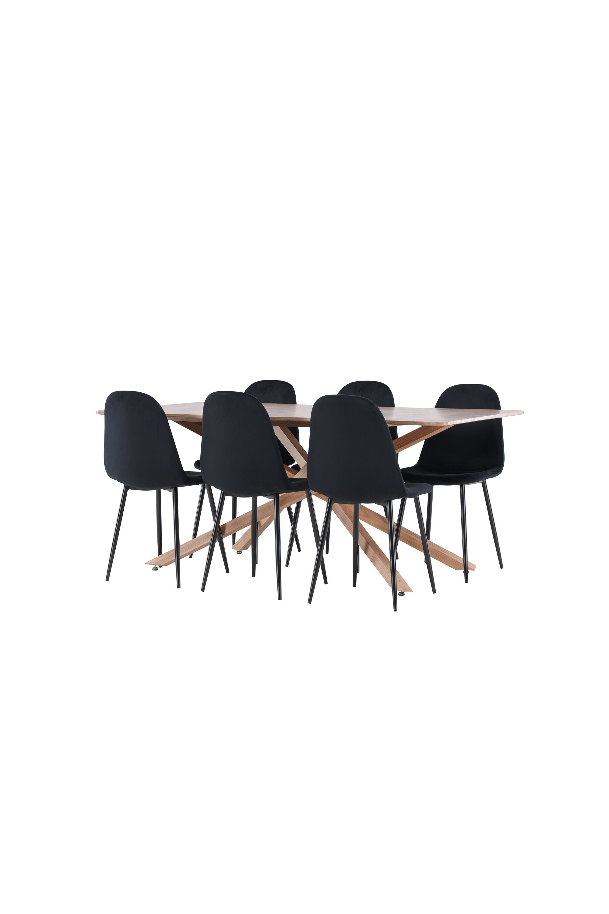 Piazza Matbord med Polar Matstol-GR Dining Set-Venture Home-peaceofhome.se