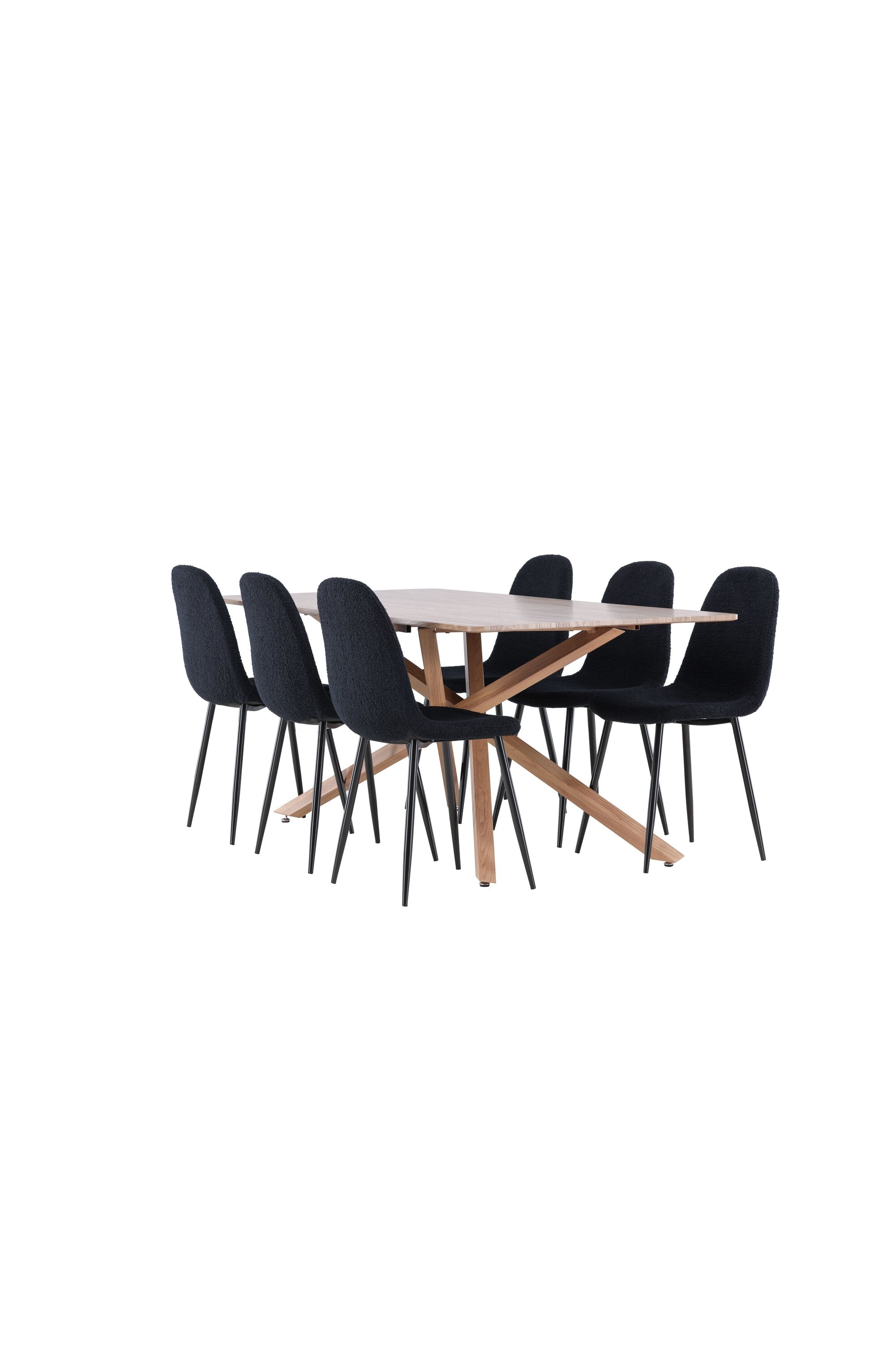 Piazza Matbord med Polar Matstol-GR Dining Set-Venture Home-peaceofhome.se