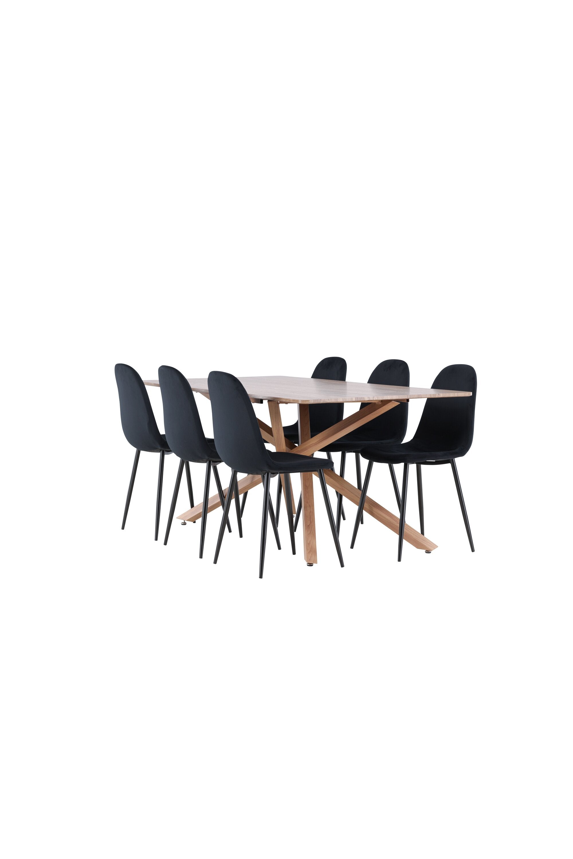 Piazza Matbord med Polar Matstol-GR Dining Set-Venture Home-peaceofhome.se