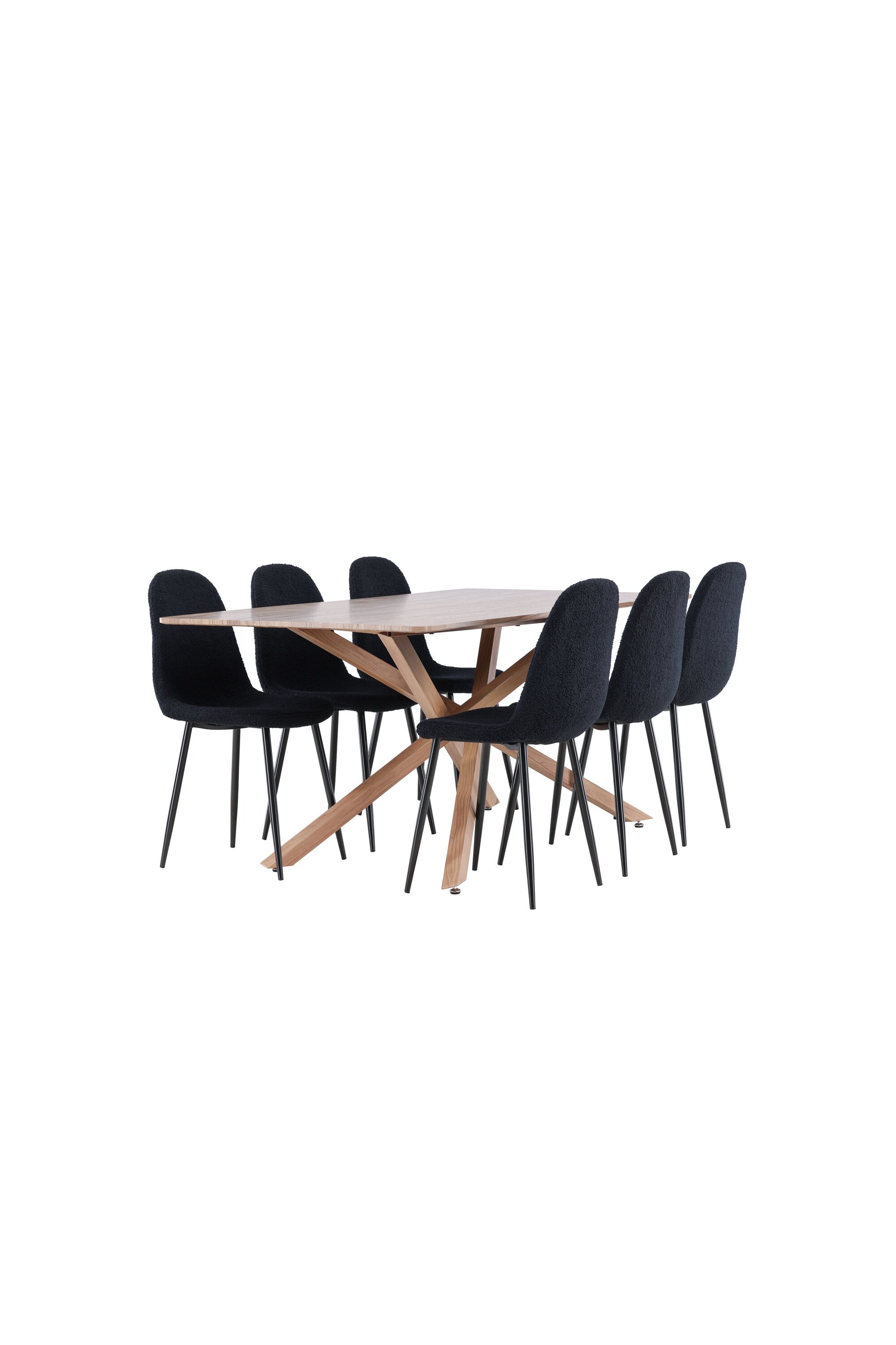 Piazza Matbord med Polar Matstol-GR Dining Set-Venture Home-peaceofhome.se