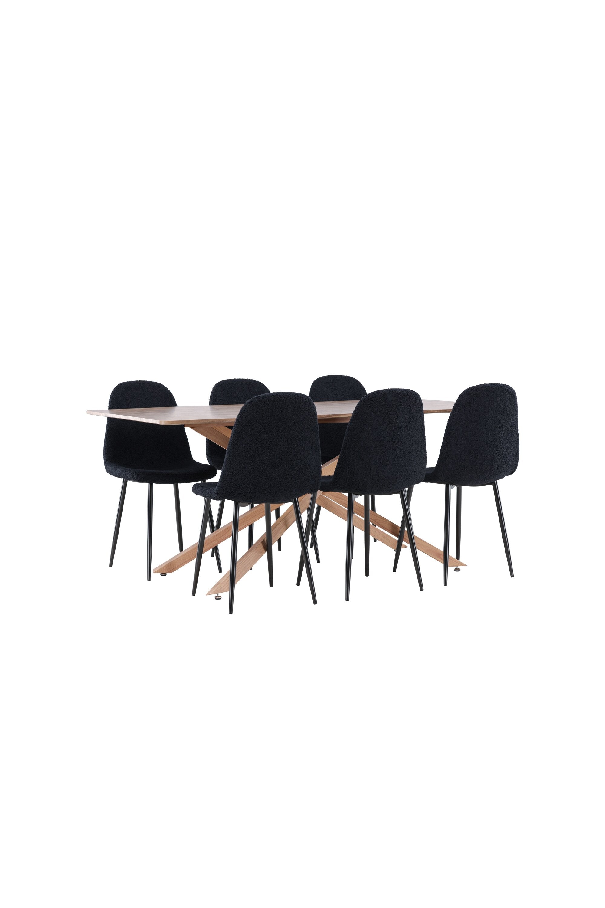 Piazza Matbord med Polar Matstol-GR Dining Set-Venture Home-peaceofhome.se