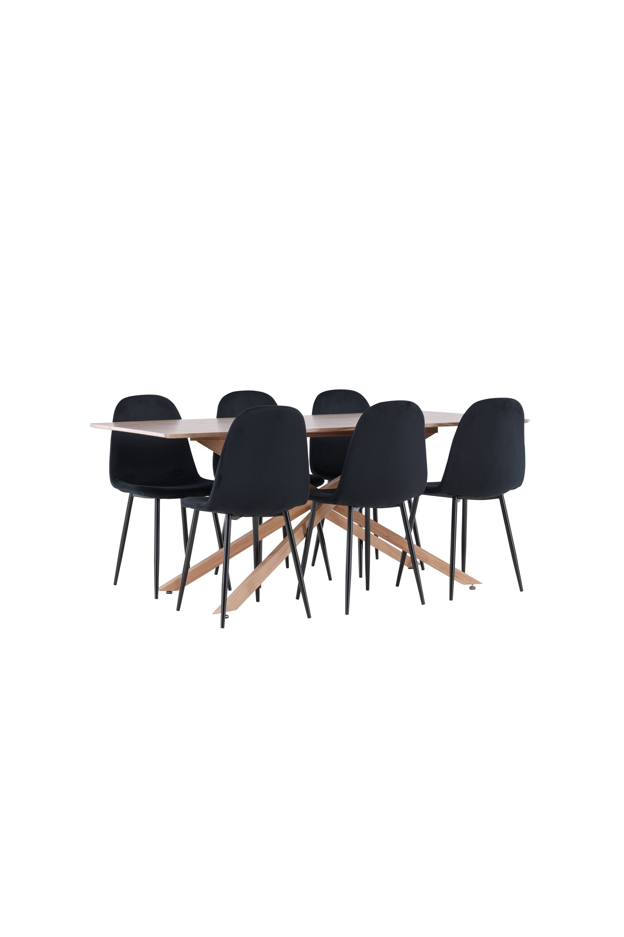 Piazza Matbord med Polar Matstol-GR Dining Set-Venture Home-peaceofhome.se