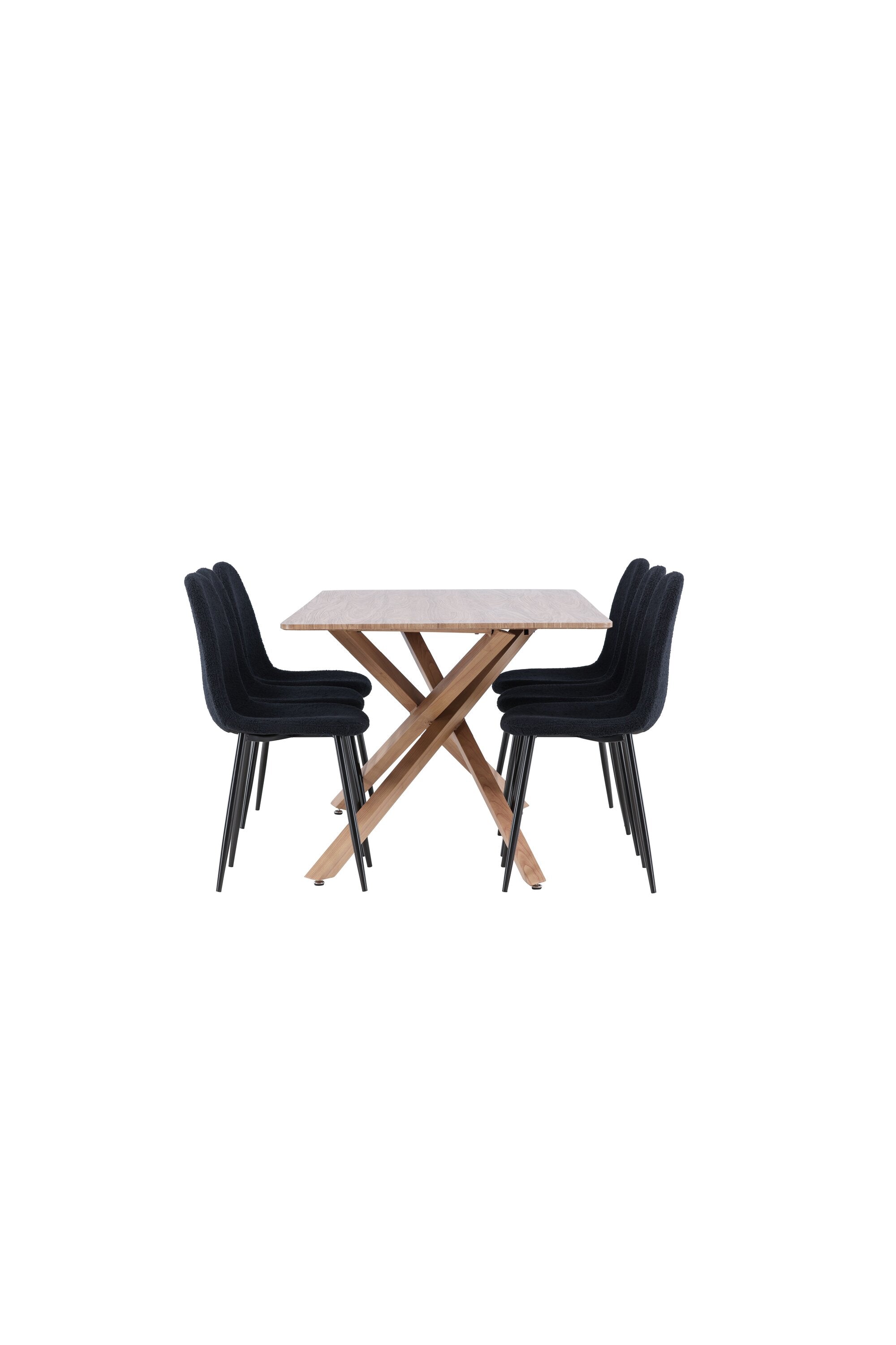 Piazza Matbord med Polar Matstol-GR Dining Set-Venture Home-peaceofhome.se