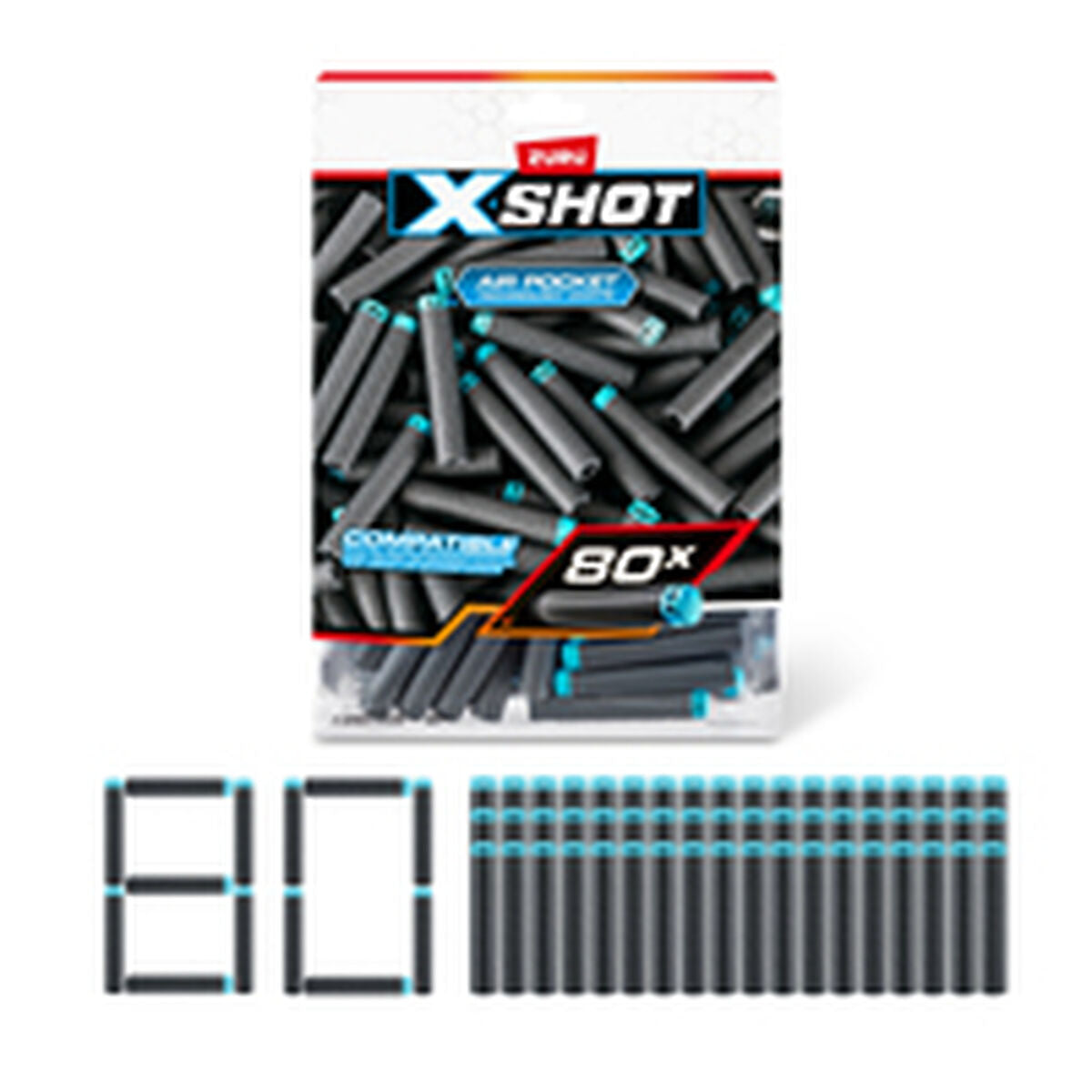 Pilar Zuru X-Shot 80 antal-Leksaker och spel, Sport och utomhus-Zuru-peaceofhome.se