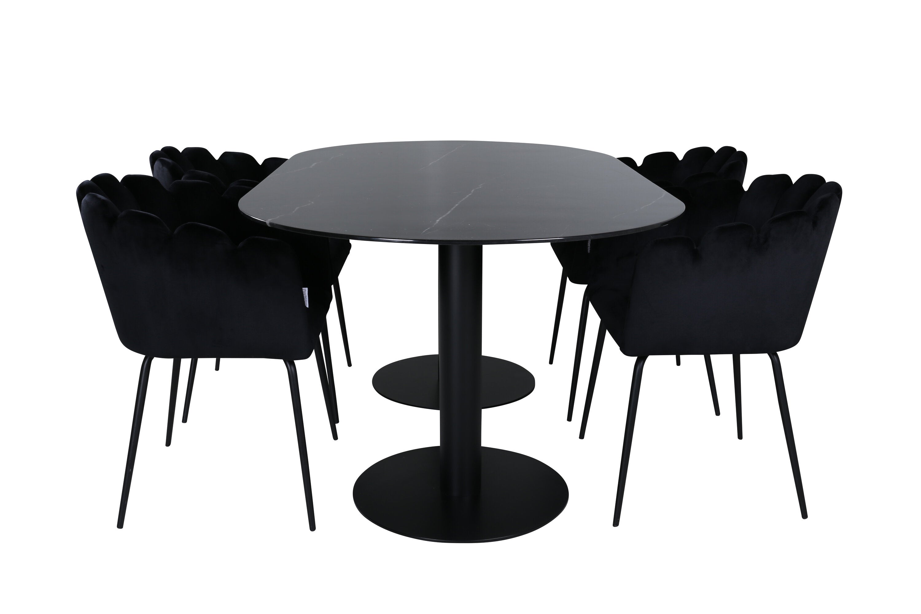 Pillan Oval Matgrupp-GR Dining Set-Venture Home-peaceofhome.se
