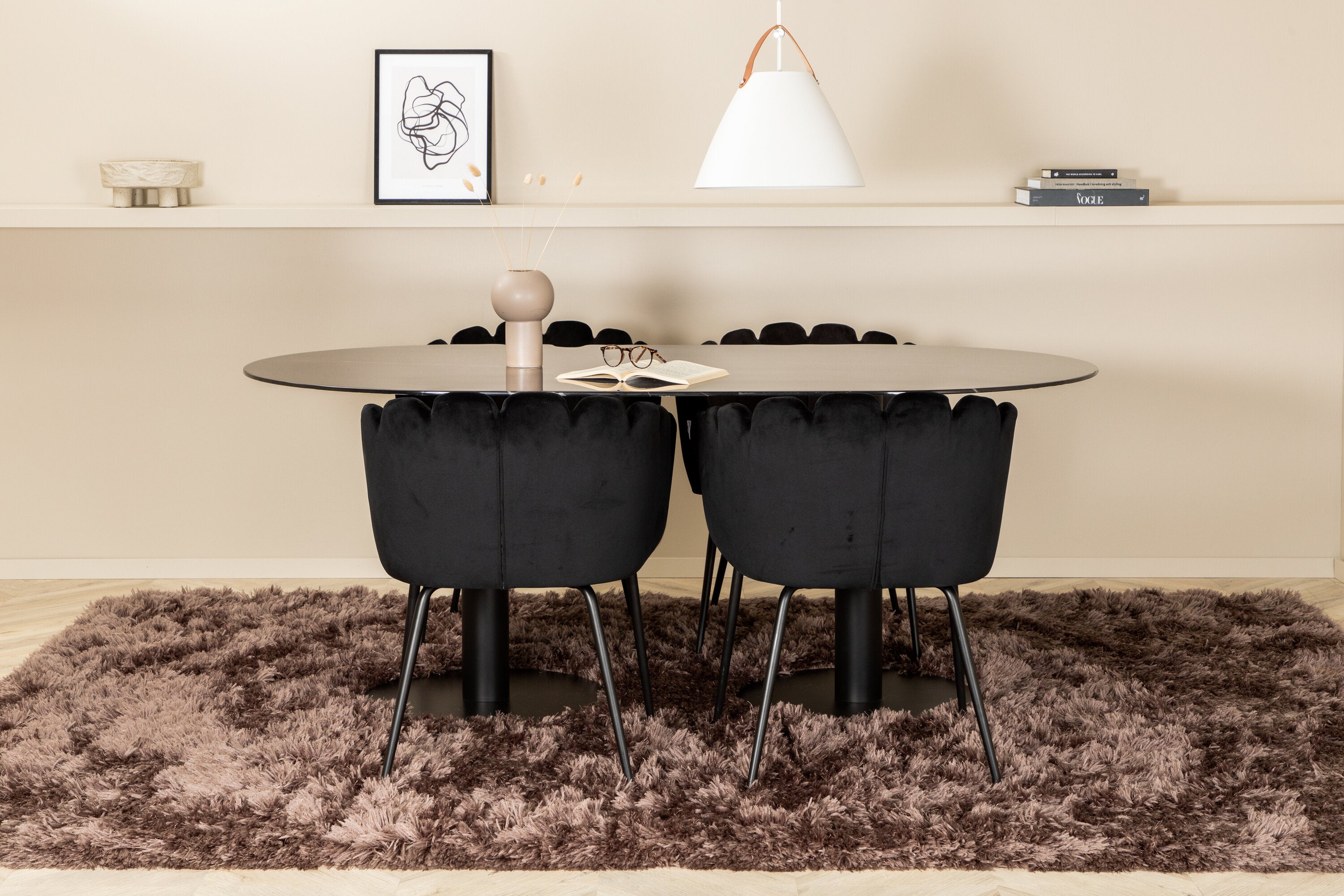 Pillan Oval Matgrupp-GR Dining Set-Venture Home-peaceofhome.se