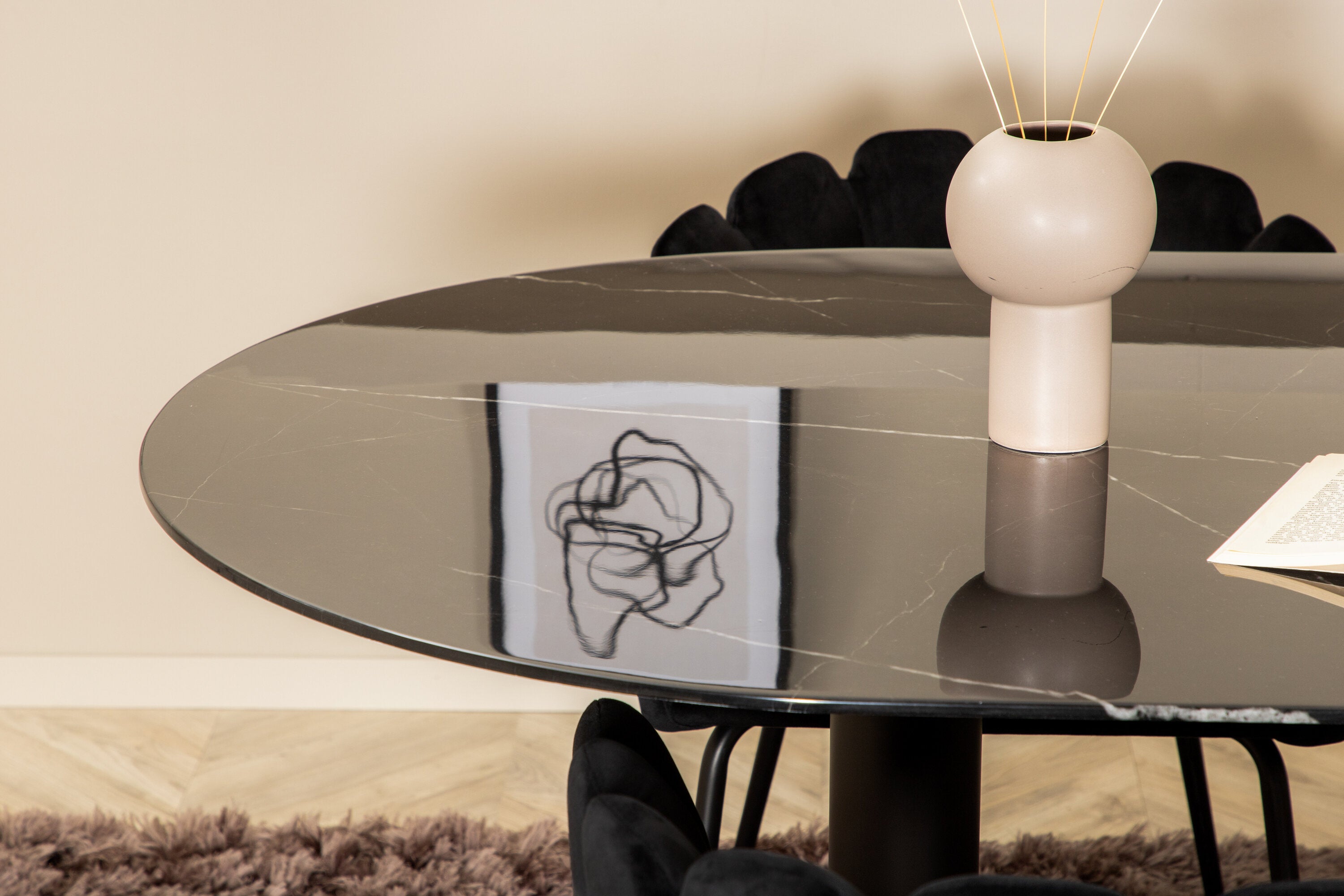Pillan Oval Matgrupp-GR Dining Set-Venture Home-peaceofhome.se