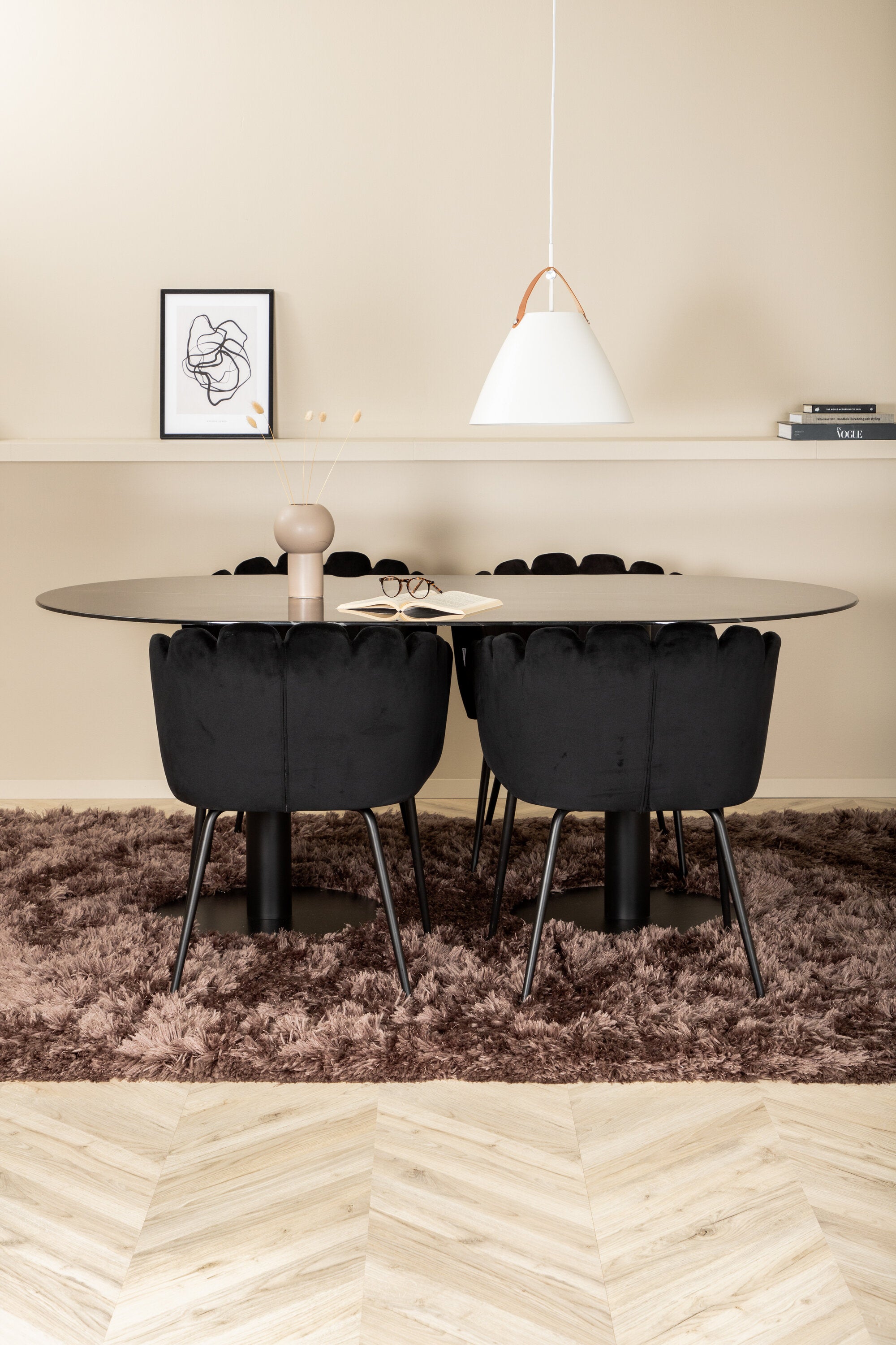 Pillan Oval Matgrupp-GR Dining Set-Venture Home-peaceofhome.se