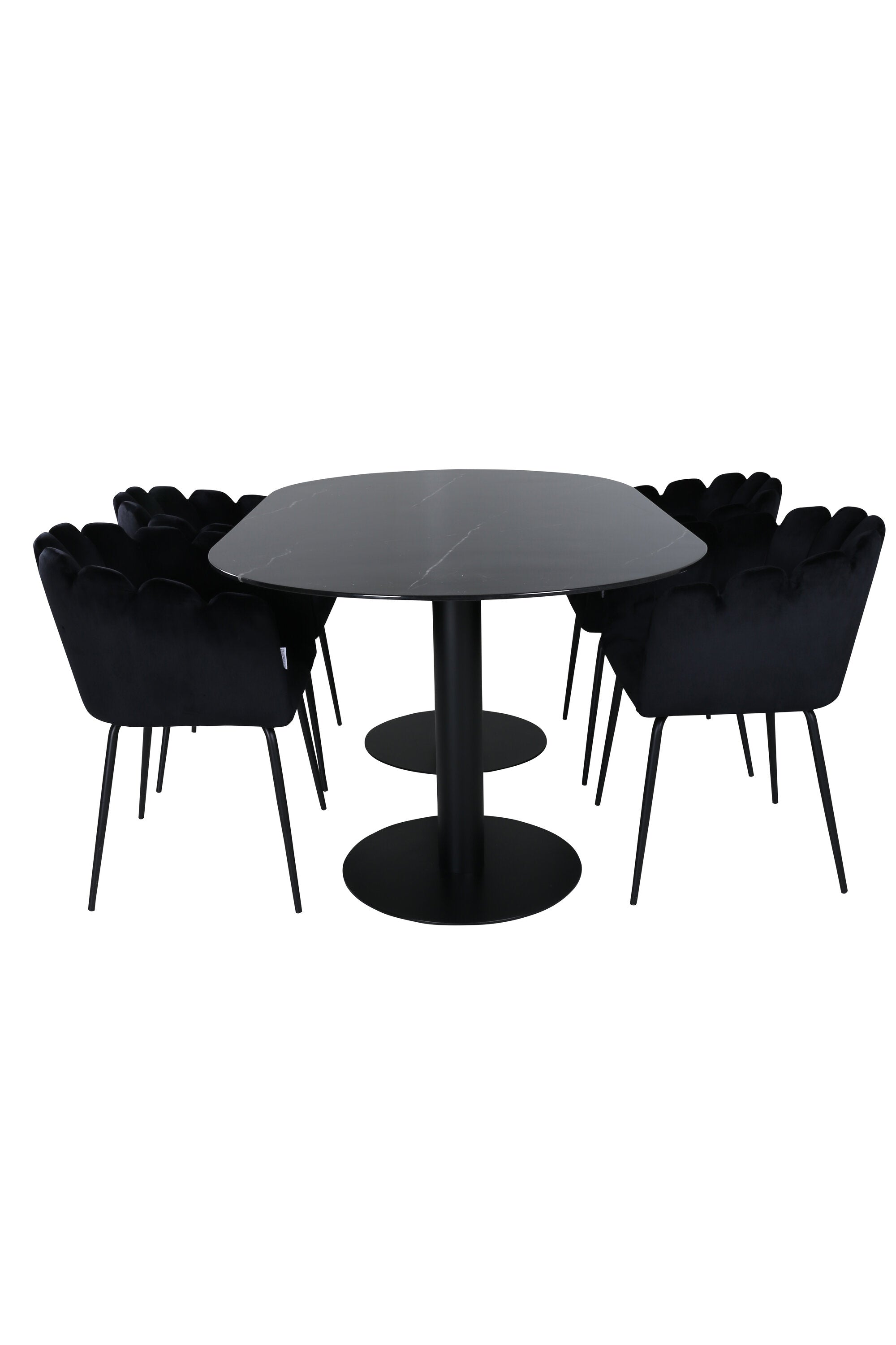 Pillan Oval Matgrupp-GR Dining Set-Venture Home-peaceofhome.se