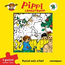 Pippi Långstrump - Pussel och citat - Pusselbok-Pussel-Klevrings Sverige-peaceofhome.se