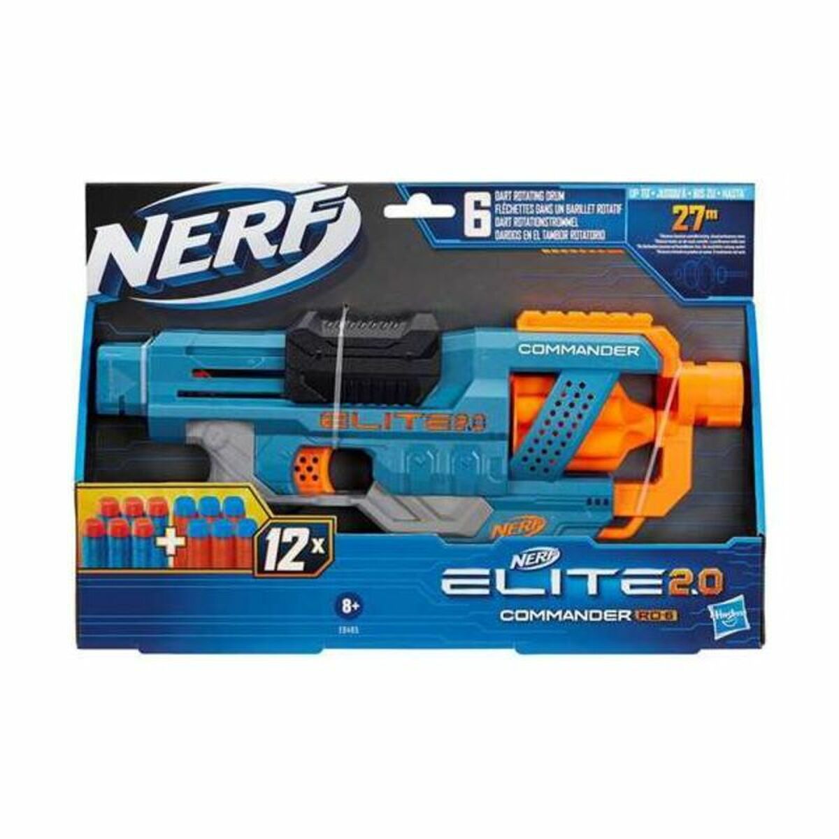 Pistol Nerf Commander RD-6 Elite 2.0 Nerf E9485-Leksaker och spel, Fancy klänning och accessoarer-Nerf-peaceofhome.se