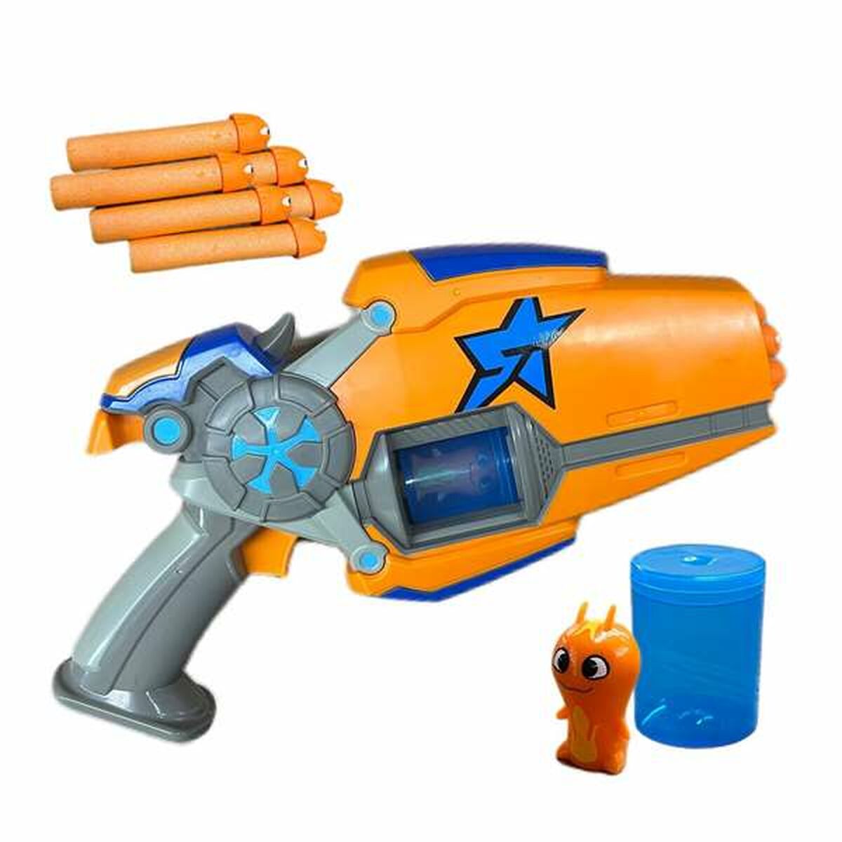 Pistol med Pilar Bizak Slugterra Eli'S Megamorph Blaster Orange-Leksaker och spel, Fancy klänning och accessoarer-Bizak-peaceofhome.se