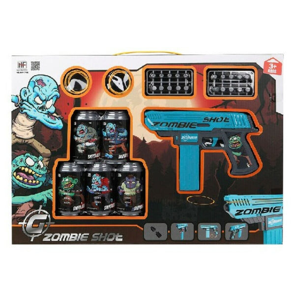 Pistol med Pilar Zombie Shot Blå (50 x 35 cm)-Leksaker och spel, Sport och utomhus-BigBuy Fun-peaceofhome.se