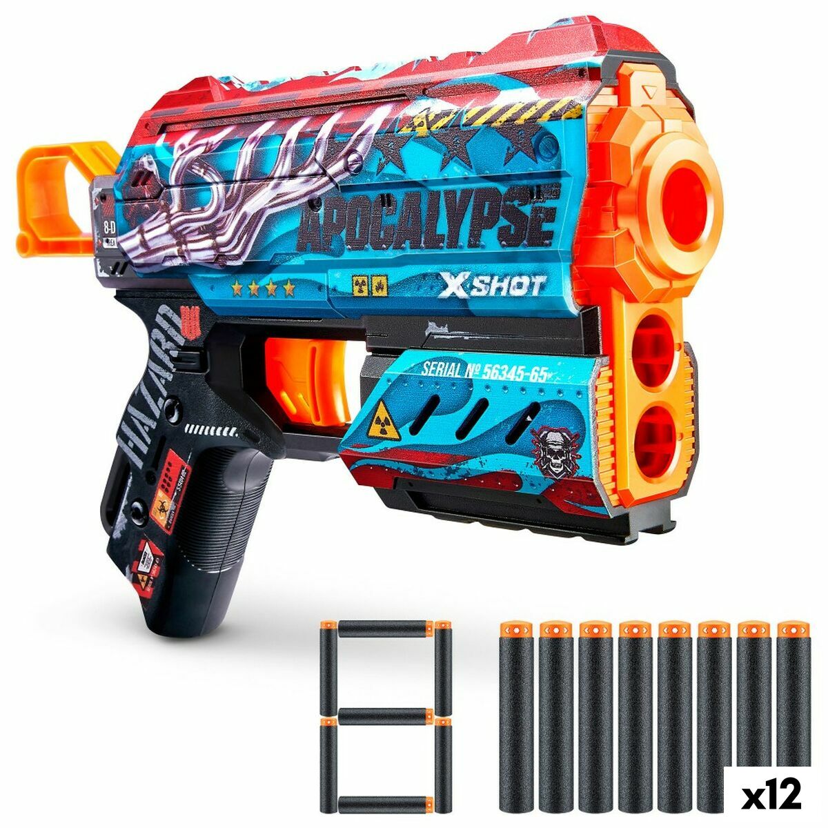 Pistol med Pilar Zuru X-Shot Flux-Leksaker och spel, Sport och utomhus-Zuru-peaceofhome.se