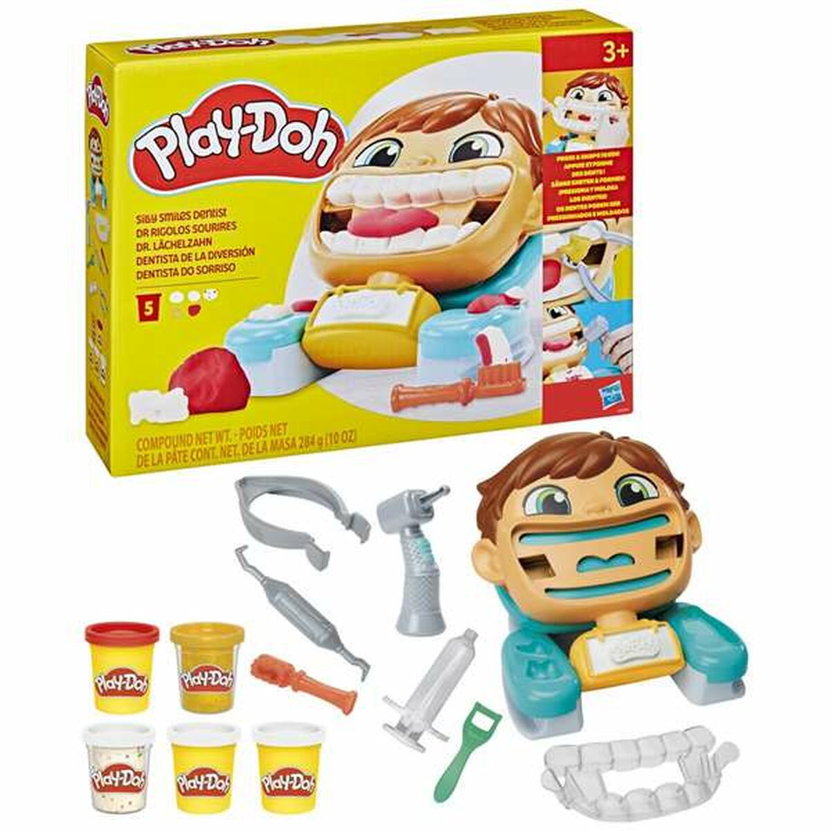 Play-Doh Lekset Tandläkare Hasbro-Leksaker och spel, Kreativa aktiviteter-Hasbro-peaceofhome.se