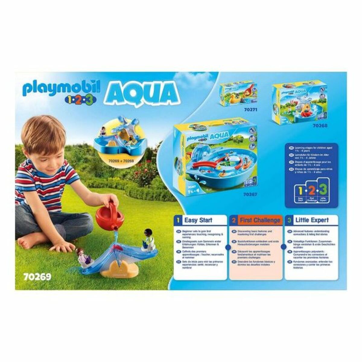 Playset 1,2,3 Water Rocker with Sprinkler Playmobil 70269 ( 7 pcs)-Leksaker och spel, Dockor och actionfigurer-Playmobil-peaceofhome.se