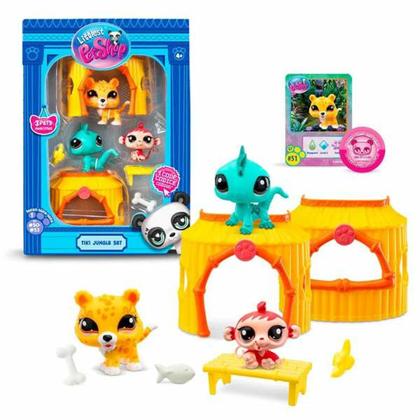 Playset Bandai Littlest pet Shop Tiki Jungle-Leksaker och spel, Dockor och actionfigurer-Bandai-peaceofhome.se