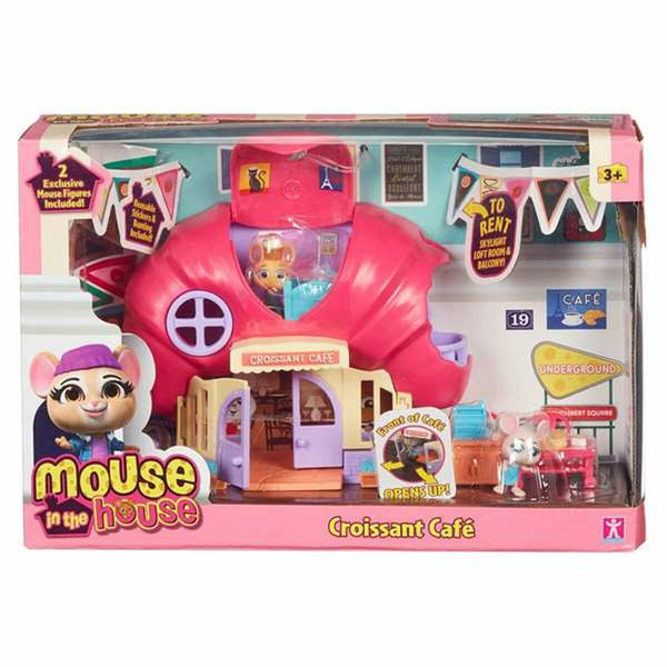 Playset Bandai Mouse In the House Croissant Cafe 24,16 x 8 cm-Leksaker och spel, Dockor och actionfigurer-Bandai-peaceofhome.se
