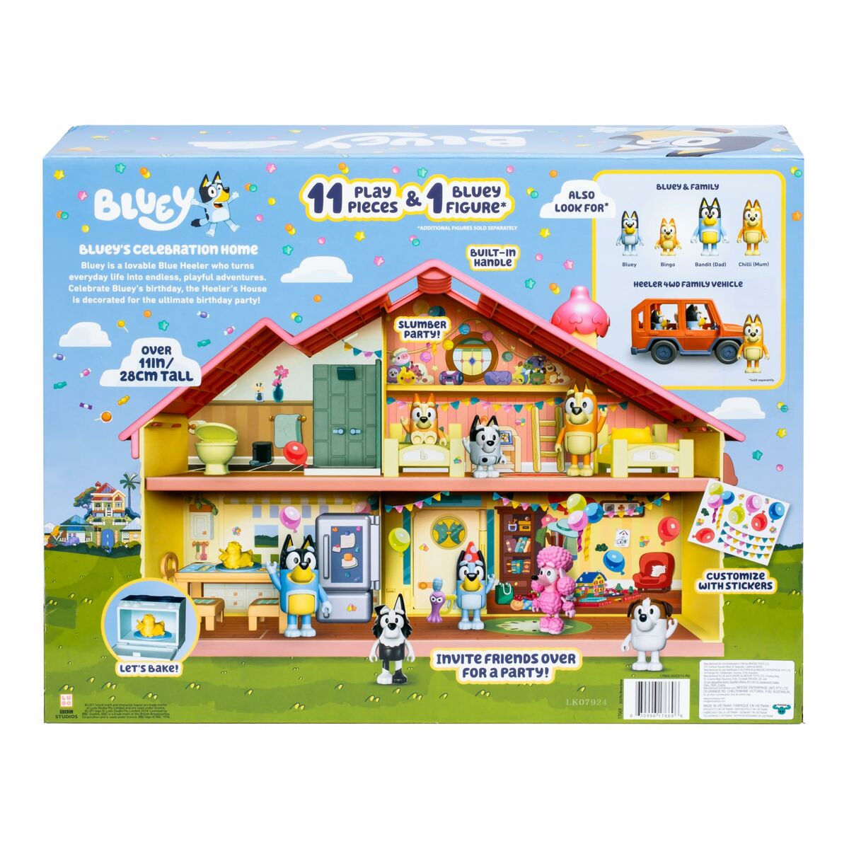 Playset Bluey-Leksaker och spel, Dockor och actionfigurer-Bluey-peaceofhome.se