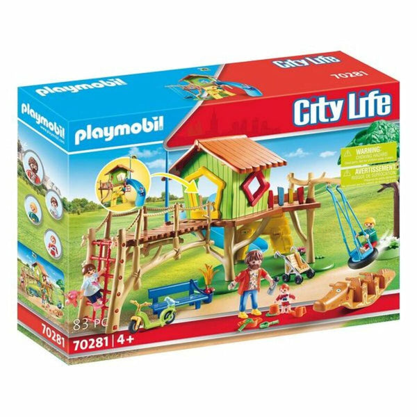 Playset City Life Adventure Playground Playmobil 70281 (83 pcs)-Leksaker och spel, Dockor och actionfigurer-Playmobil-peaceofhome.se