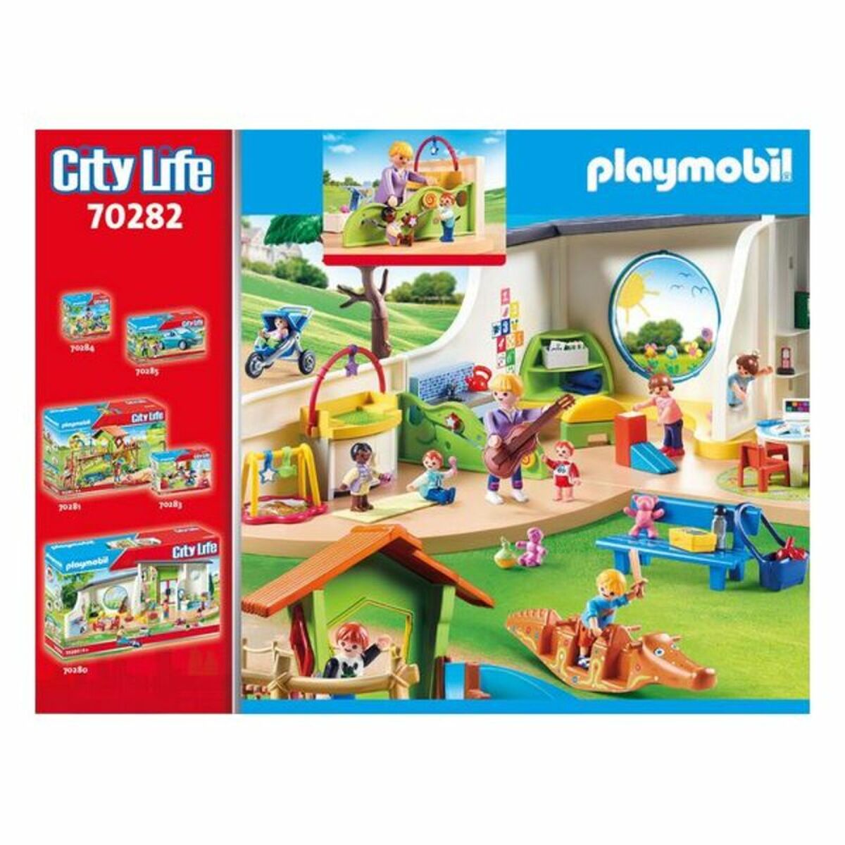 Playset City Life Baby Room Playmobil 70282 (40 pcs)-Leksaker och spel, Dockor och actionfigurer-Playmobil-peaceofhome.se