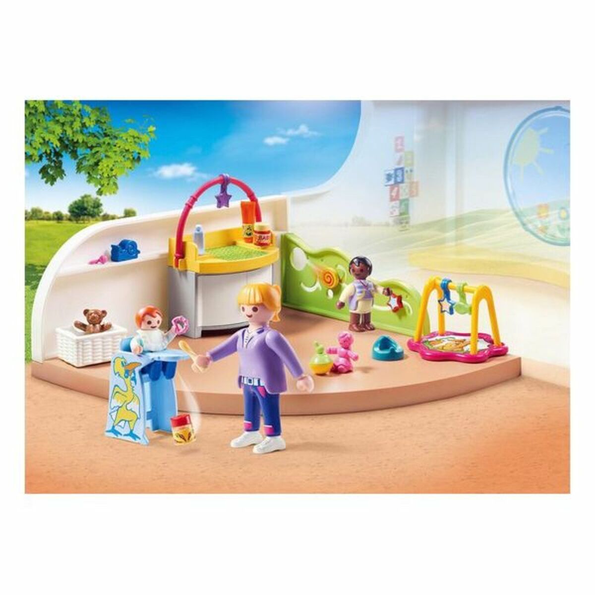 Playset City Life Baby Room Playmobil 70282 (40 pcs)-Leksaker och spel, Dockor och actionfigurer-Playmobil-peaceofhome.se