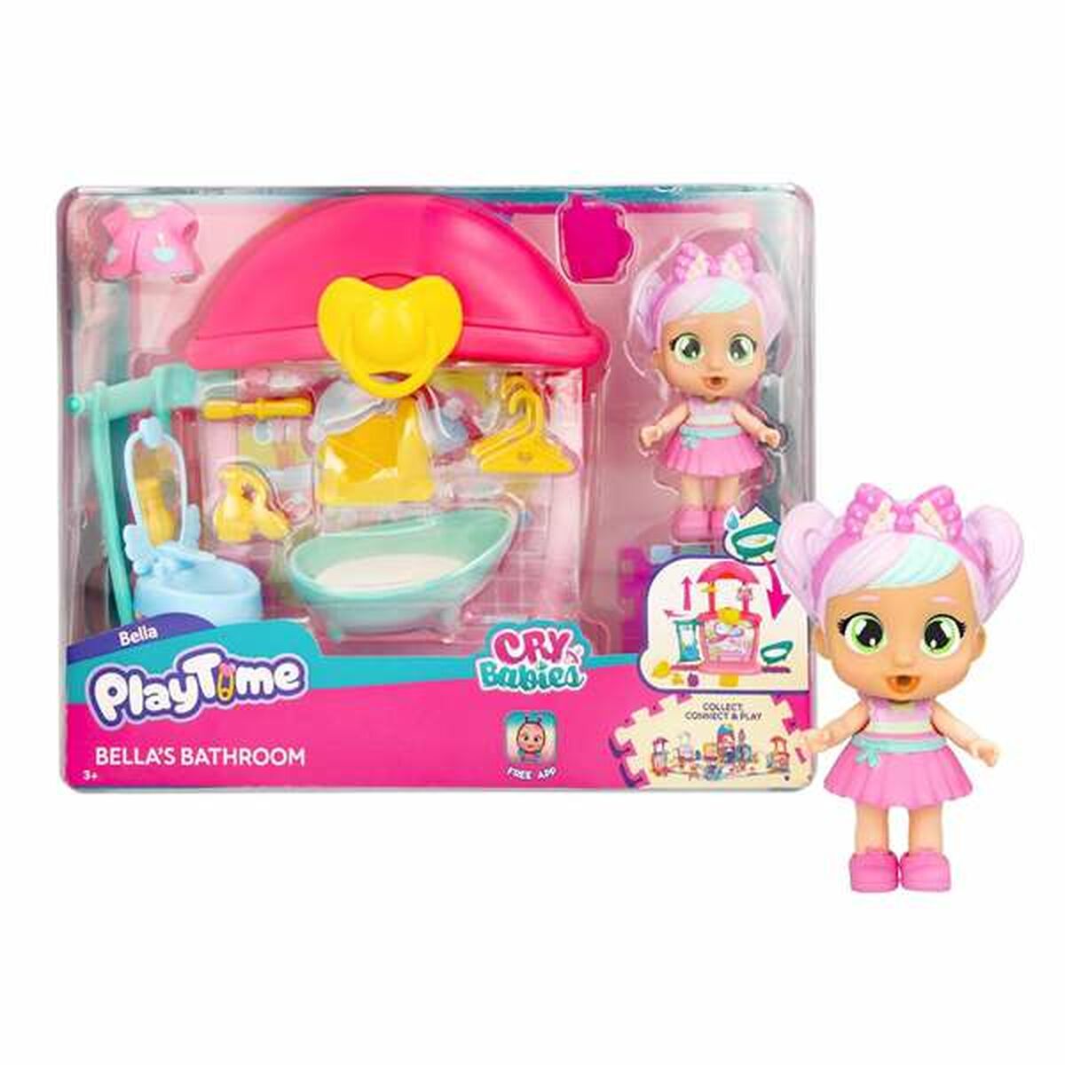 Playset Cry Babies Playtime Day Care 25,70 x 19,10 x 9,50 cm-Leksaker och spel, Dockor och actionfigurer-Cry Babies-peaceofhome.se