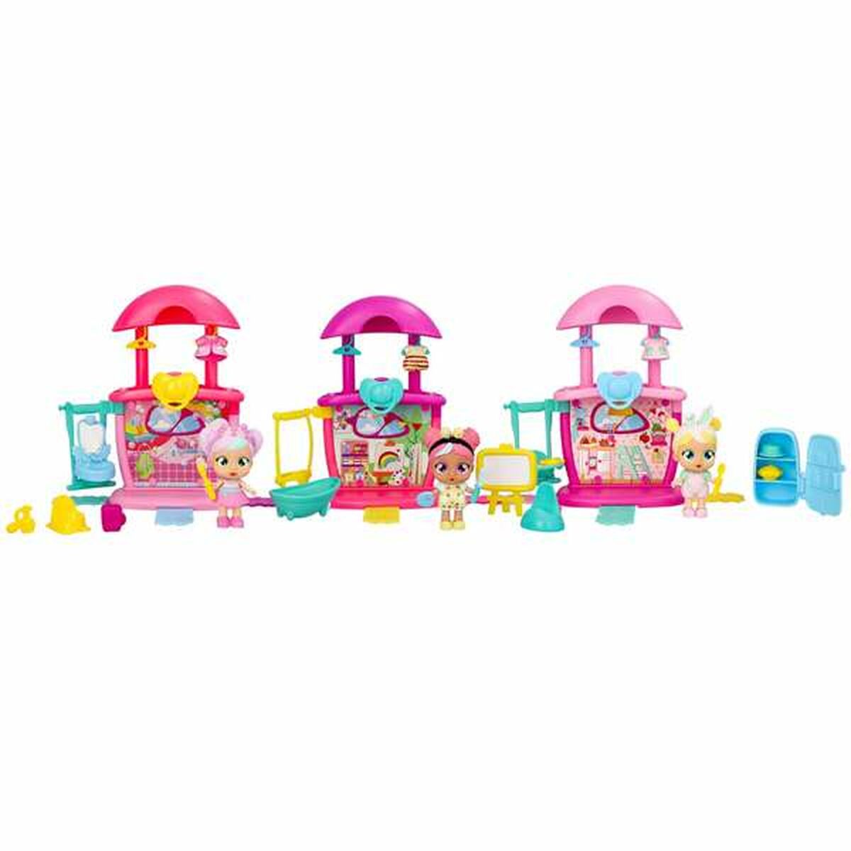 Playset Cry Babies Playtime Day Care 25,70 x 19,10 x 9,50 cm-Leksaker och spel, Dockor och actionfigurer-Cry Babies-peaceofhome.se