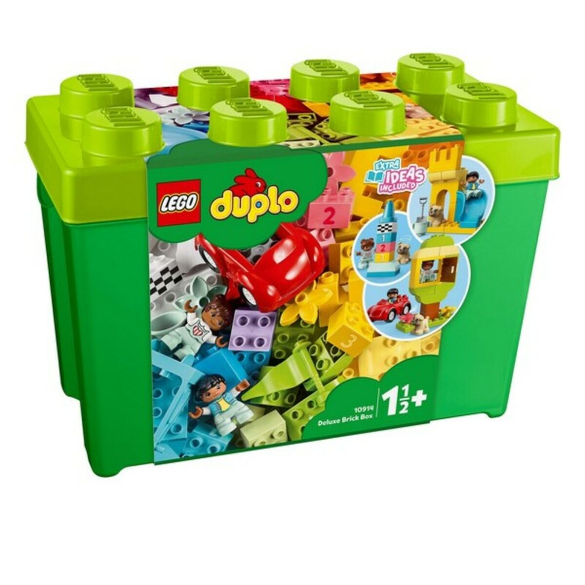 Playset Duplo Deluxe Brick Box Lego 10914 (85 pcs)-Leksaker och spel, Dockor och actionfigurer-Lego-peaceofhome.se