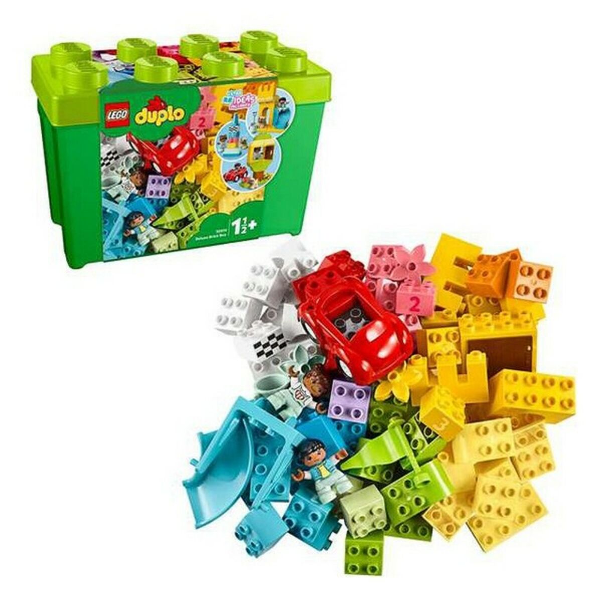 Playset Duplo Deluxe Brick Box Lego 10914 (85 pcs)-Leksaker och spel, Dockor och actionfigurer-Lego-peaceofhome.se