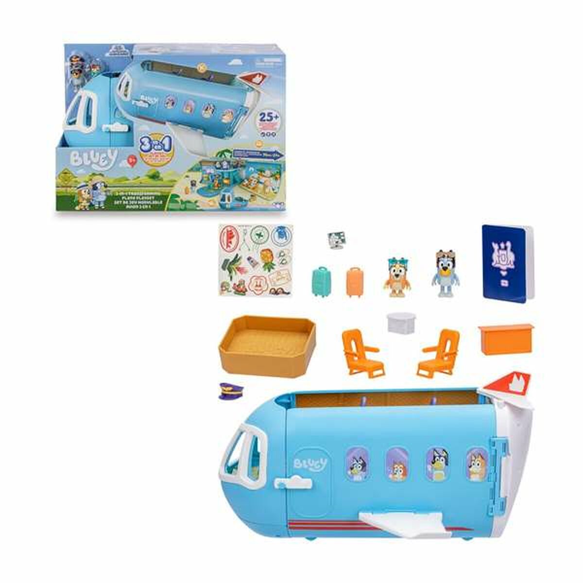 Playset Famosa Bluey Flygplan-Leksaker och spel, Dockor och actionfigurer-Famosa-peaceofhome.se