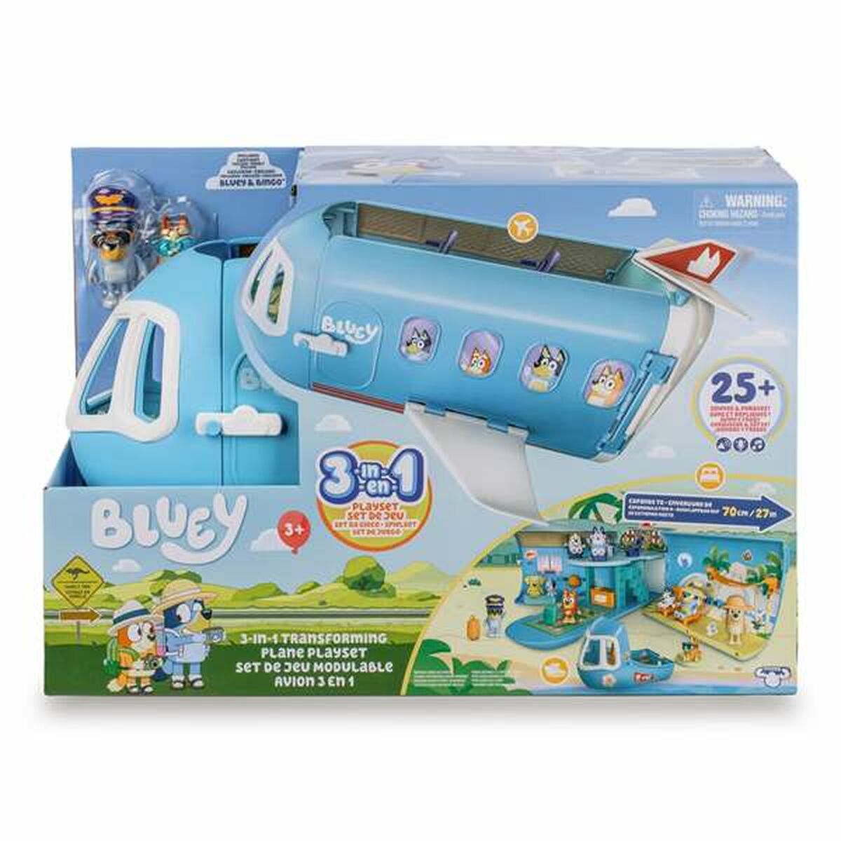 Playset Famosa Bluey Flygplan-Leksaker och spel, Dockor och actionfigurer-Famosa-peaceofhome.se