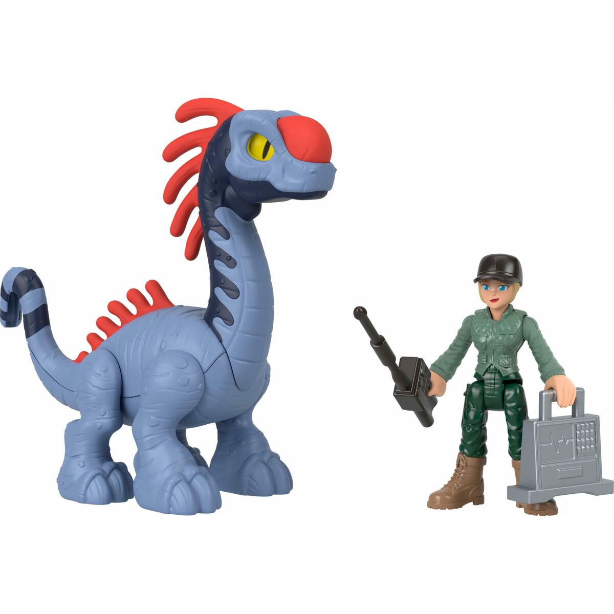 Playset Imaginext Jurassic World Multicolour 10 Delar-Leksaker och spel, Dockor och actionfigurer-Imaginext-peaceofhome.se