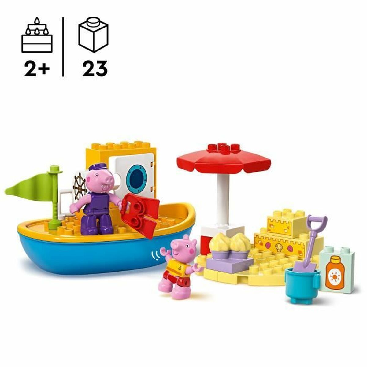 Playset Lego 10432 Peppa Pig-Leksaker och spel, Dockor och actionfigurer-Lego-peaceofhome.se