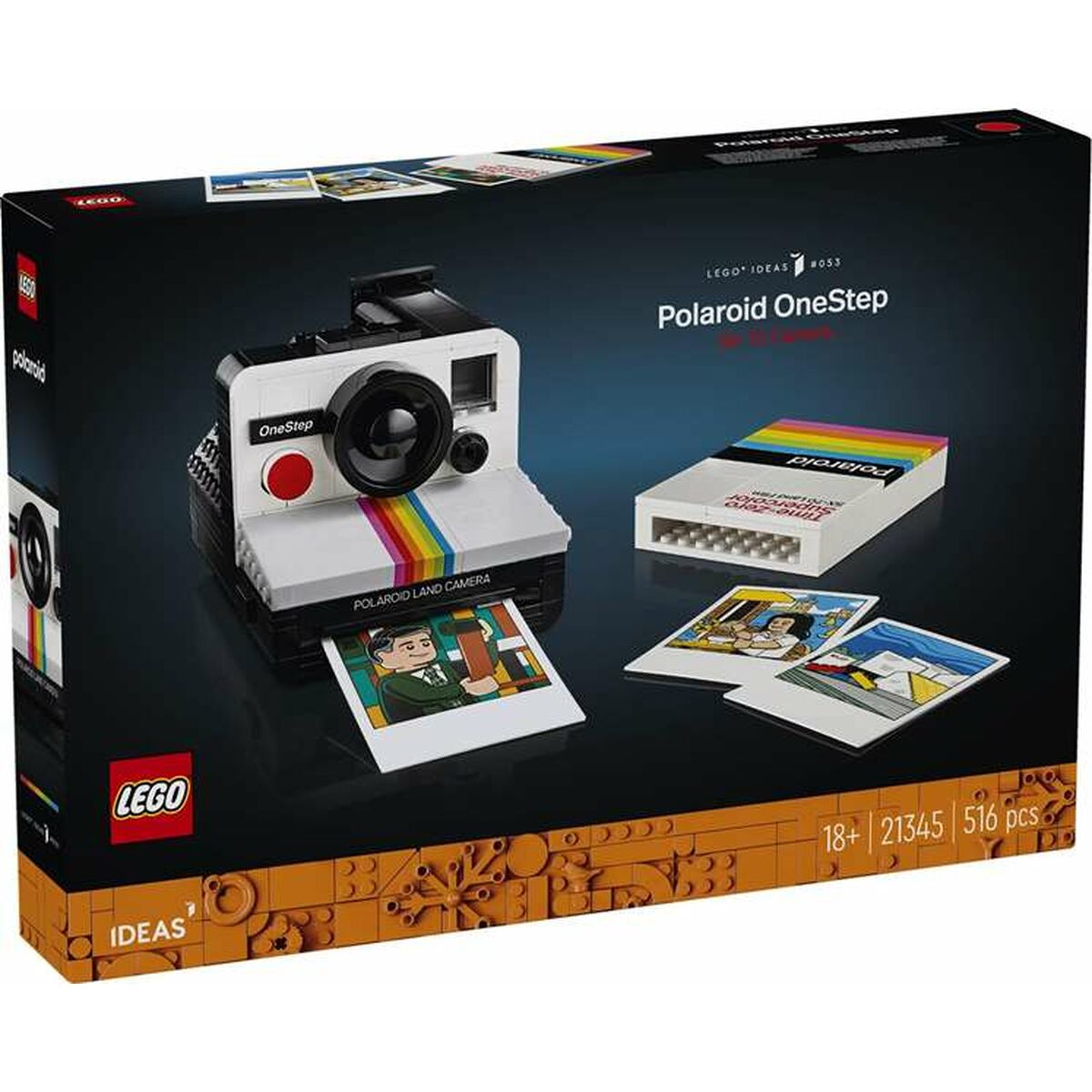 Playset Lego 21345 Polaroid OneStep SX-70 516 Delar-Leksaker och spel-Lego-peaceofhome.se