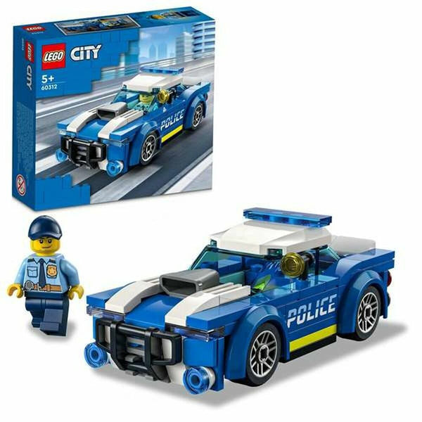 Playset Lego 60312 Police Car 60312 Blå Vit (94 pcs)-Leksaker och spel-Lego-peaceofhome.se