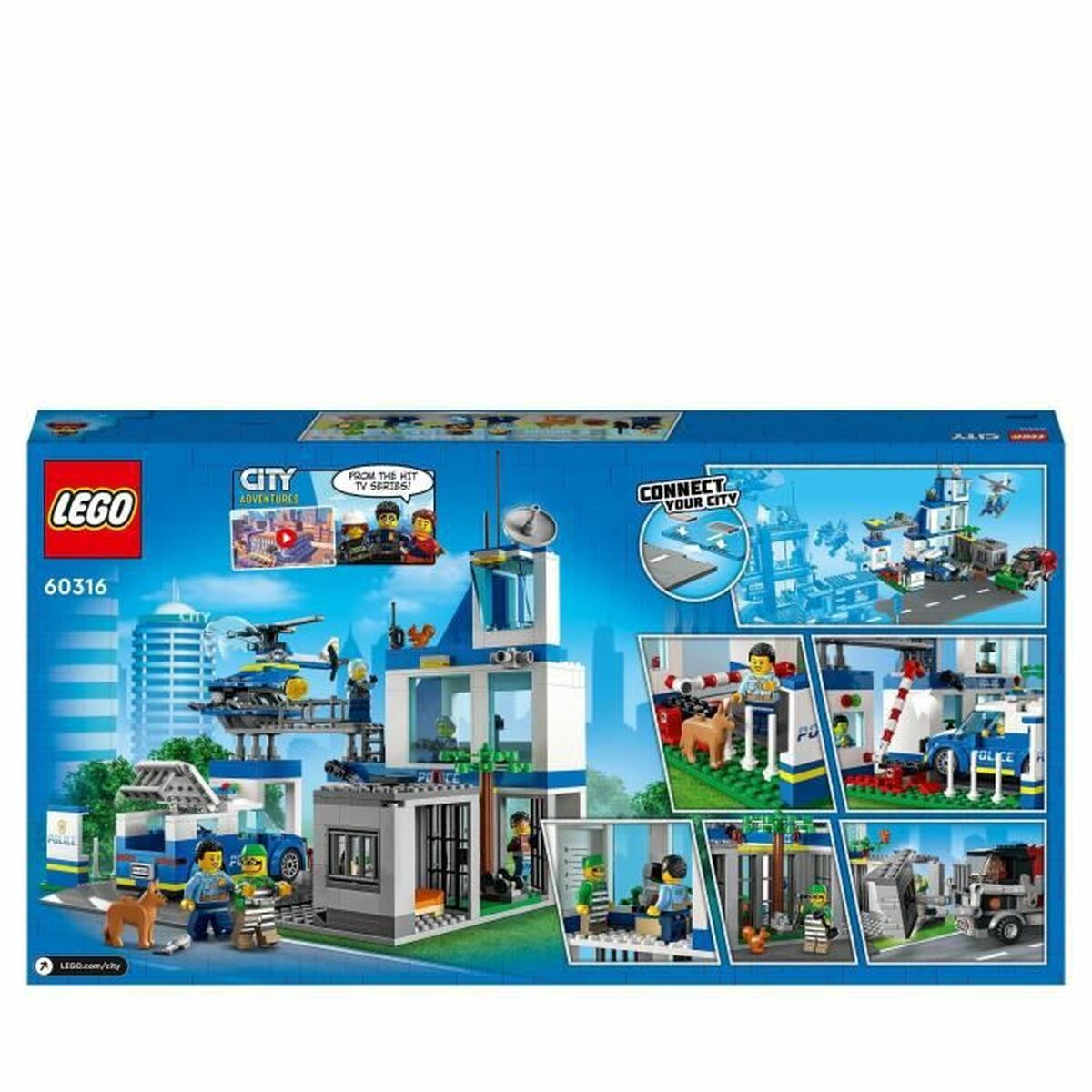 Playset Lego 60316 Multicolour-Leksaker och spel-Lego-peaceofhome.se