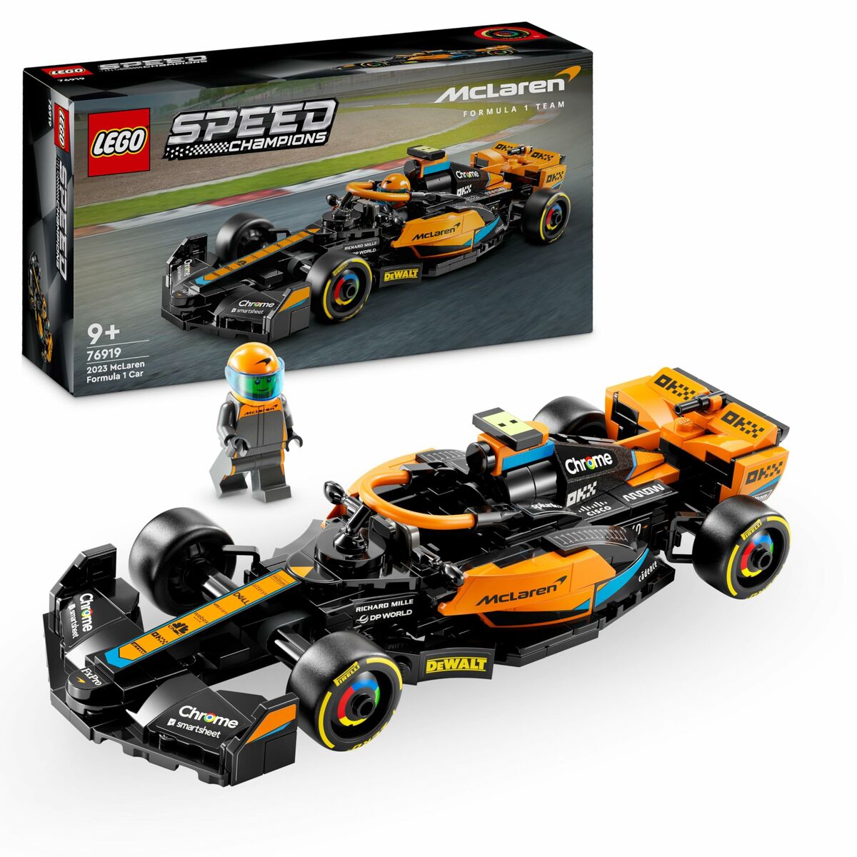 Playset Lego 76919 Mclaren Formula 1-Leksaker och spel, Dockor och actionfigurer-Lego-peaceofhome.se