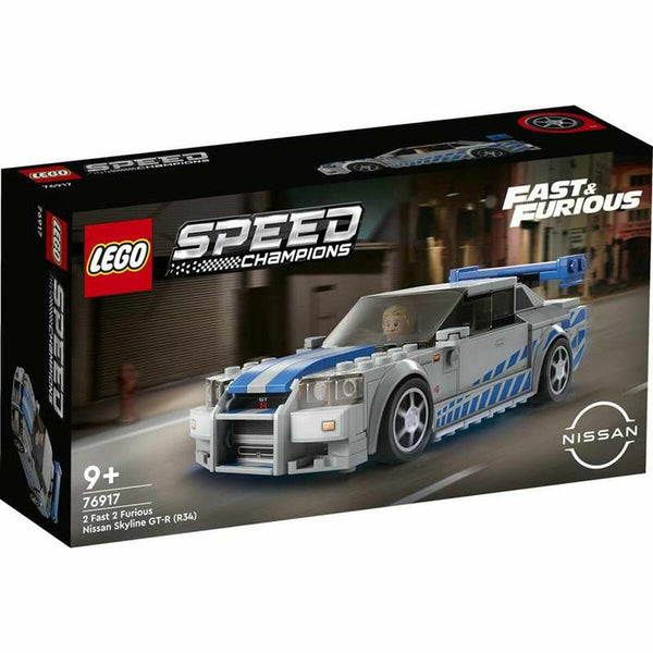 Playset Lego Fast and Furious: 76917 Nissan Skyline GT-R (R34) 319 Delar-Leksaker och spel, Dockor och actionfigurer-Lego-peaceofhome.se
