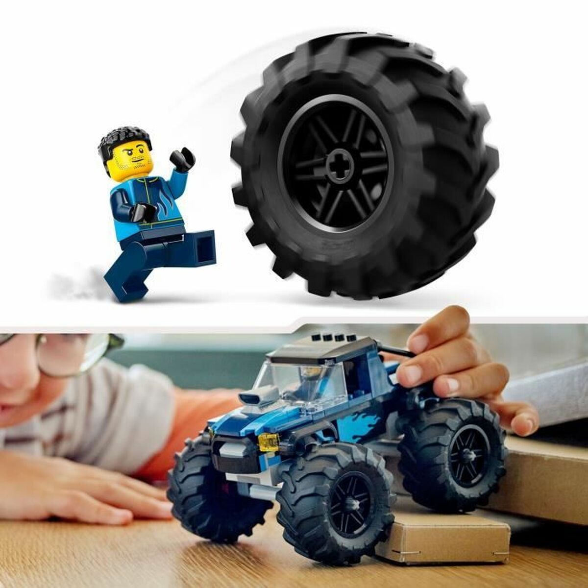 Playset Lego Monster Truck 60402-Leksaker och spel, Dockor och actionfigurer-Lego-peaceofhome.se