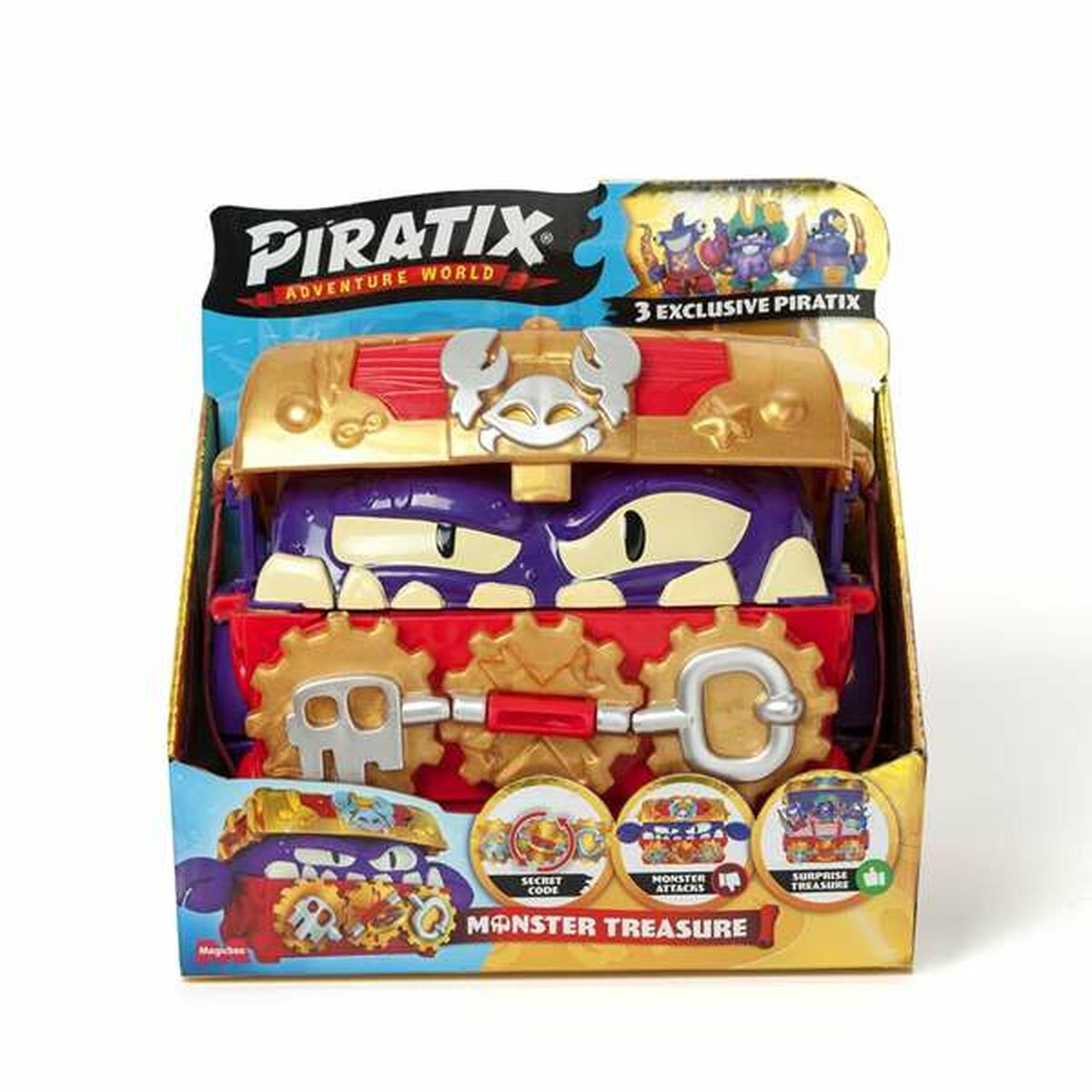 Playset Magicbox Piratix 16,8 x 17,3 x 11,9 cm Kista-Leksaker och spel, Dockor och actionfigurer-Magicbox Toys-peaceofhome.se